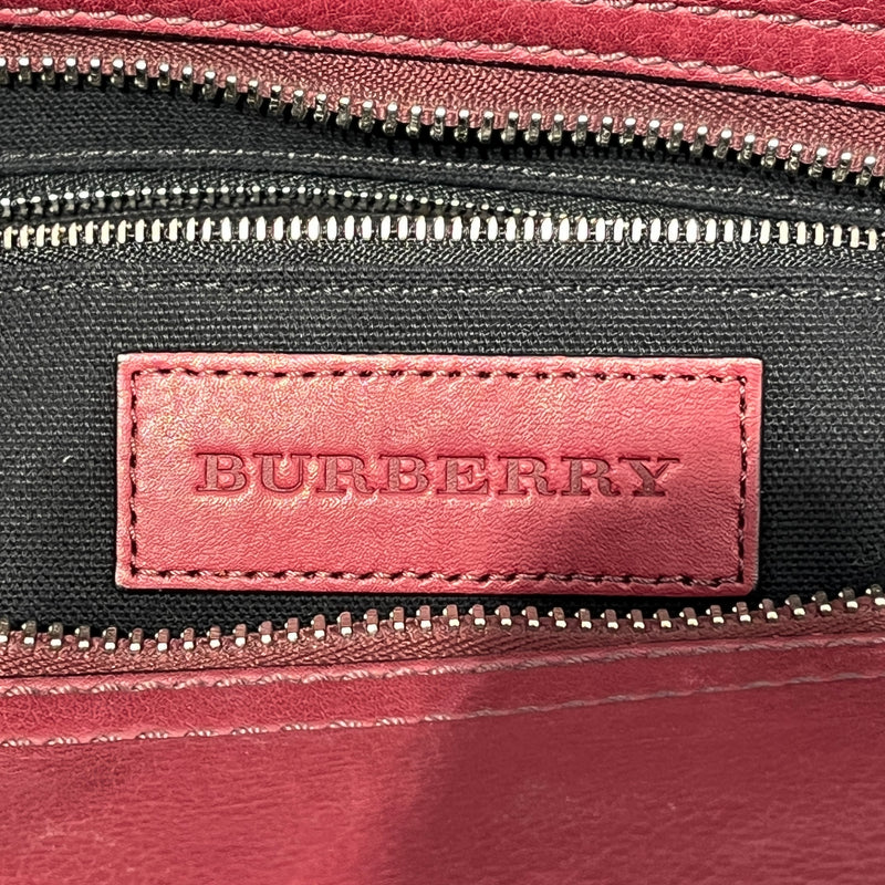 BURBERRY/Hand Bag/Leather/BRD/Harcourt