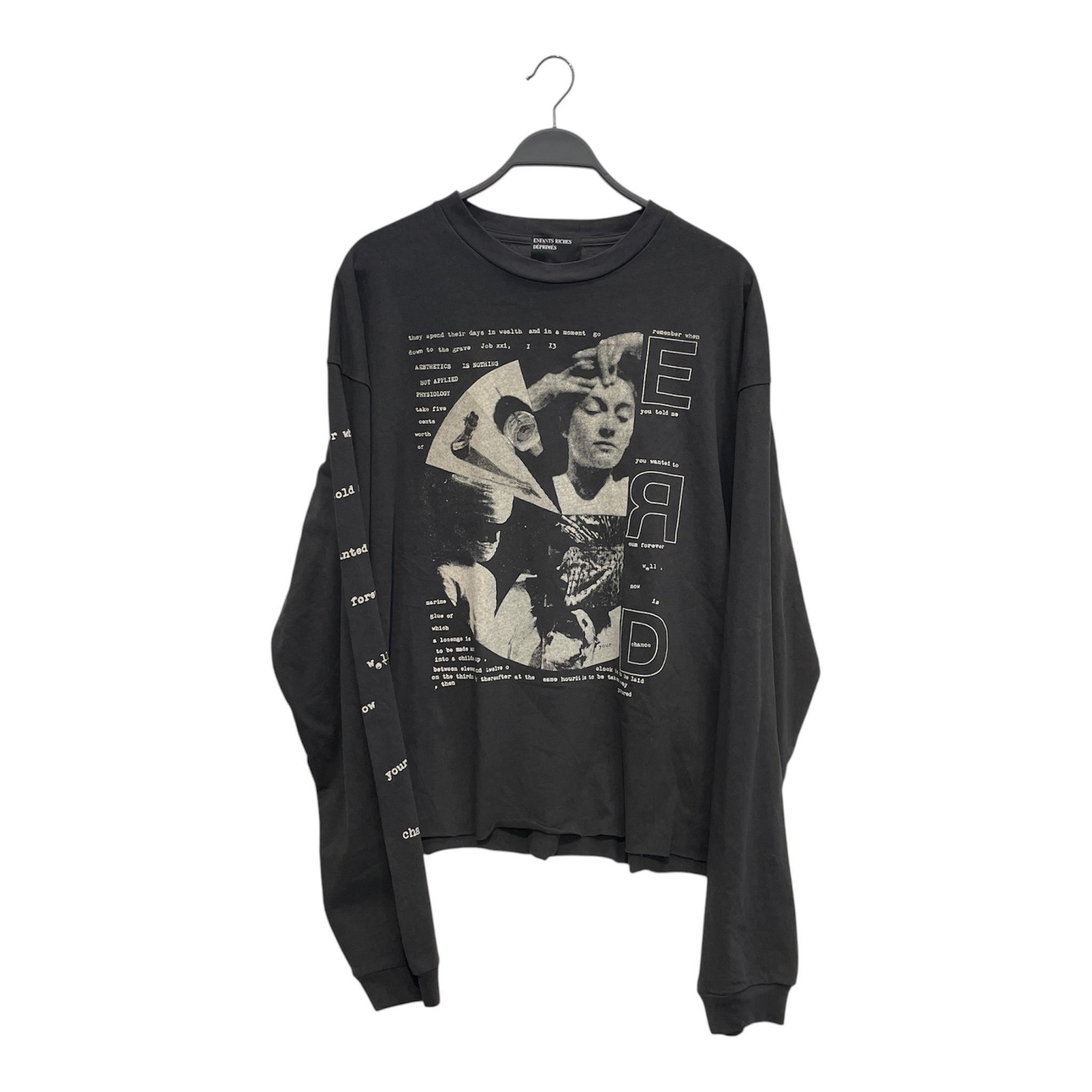 enfants riches deprimes/LS T-Shirt/L/Cotton/BLK/Graphic/"REMEMBER WHEN? view 1