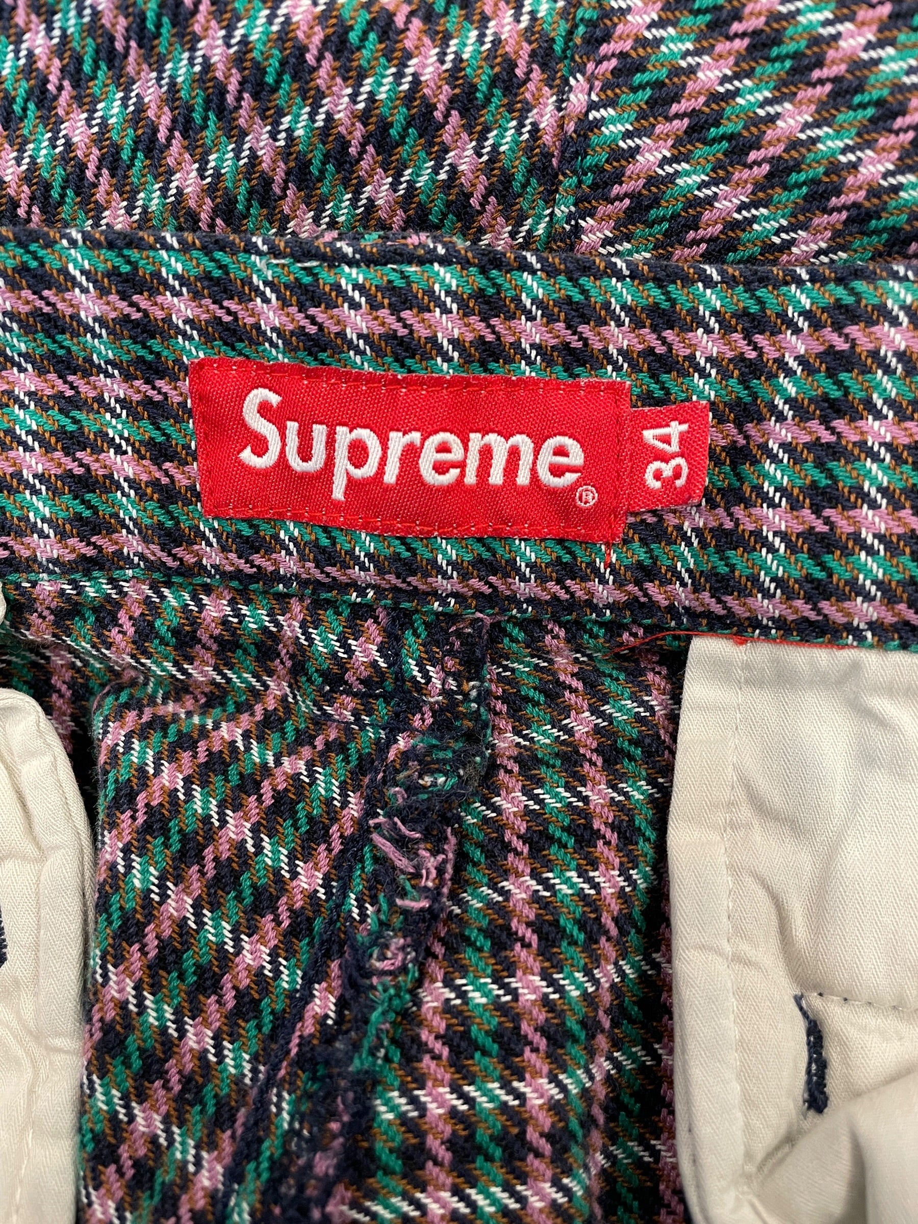 Supreme/Shorts/34/Cotton/MLT/All Over Print/GRN,PNK,HOUDSTOOTH PATTERN view 7