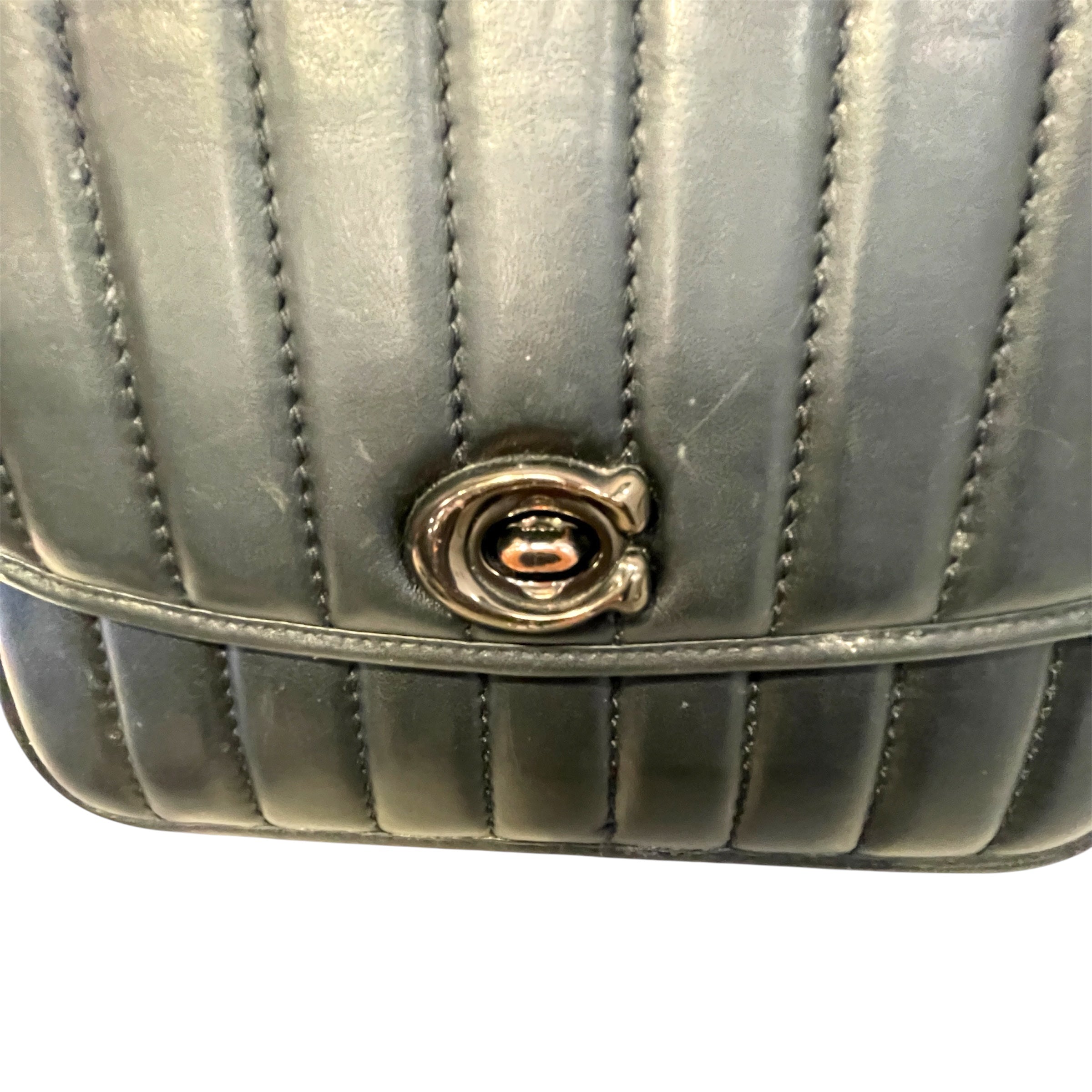 COACH/Cross Body Bag/Leather/BLK/Madison Quilted view 4