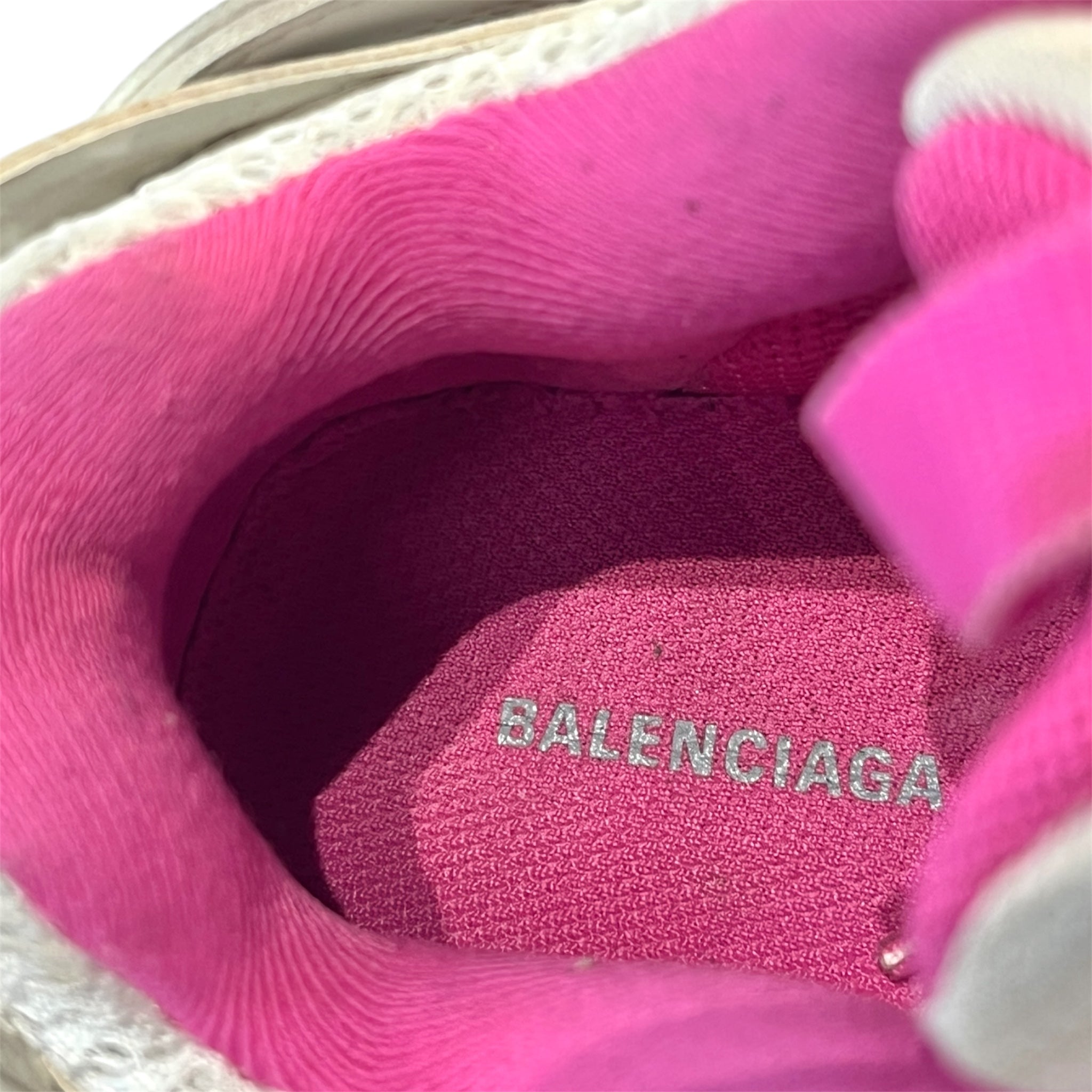 BALENCIAGA/Low-Sneakers/US 5/Border/Acrylic/PNK/Track Sneakers view 3