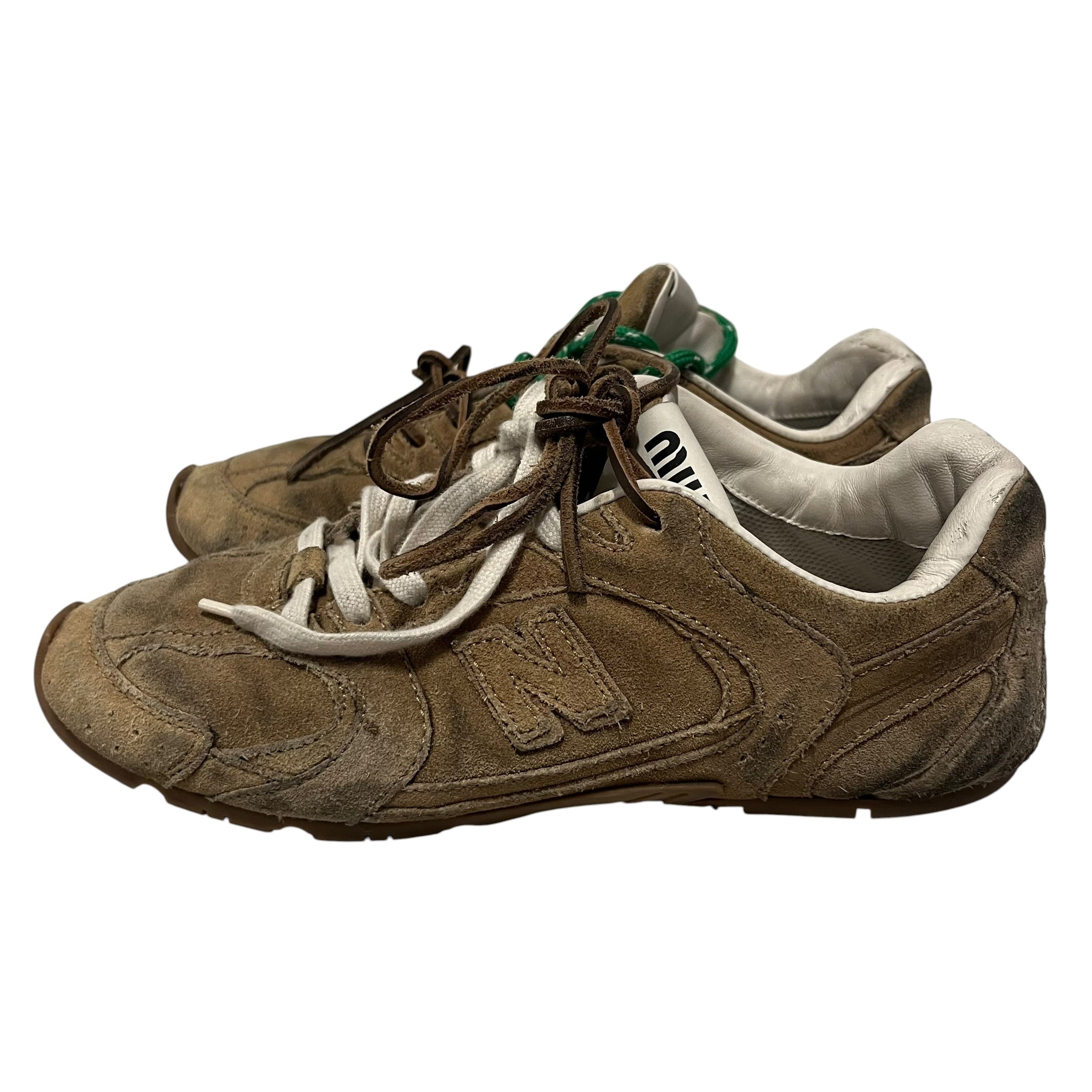 NEW BALANCE/Low-Sneakers/EU 38/Suede/CML/MIU MIU 530 SL view 12