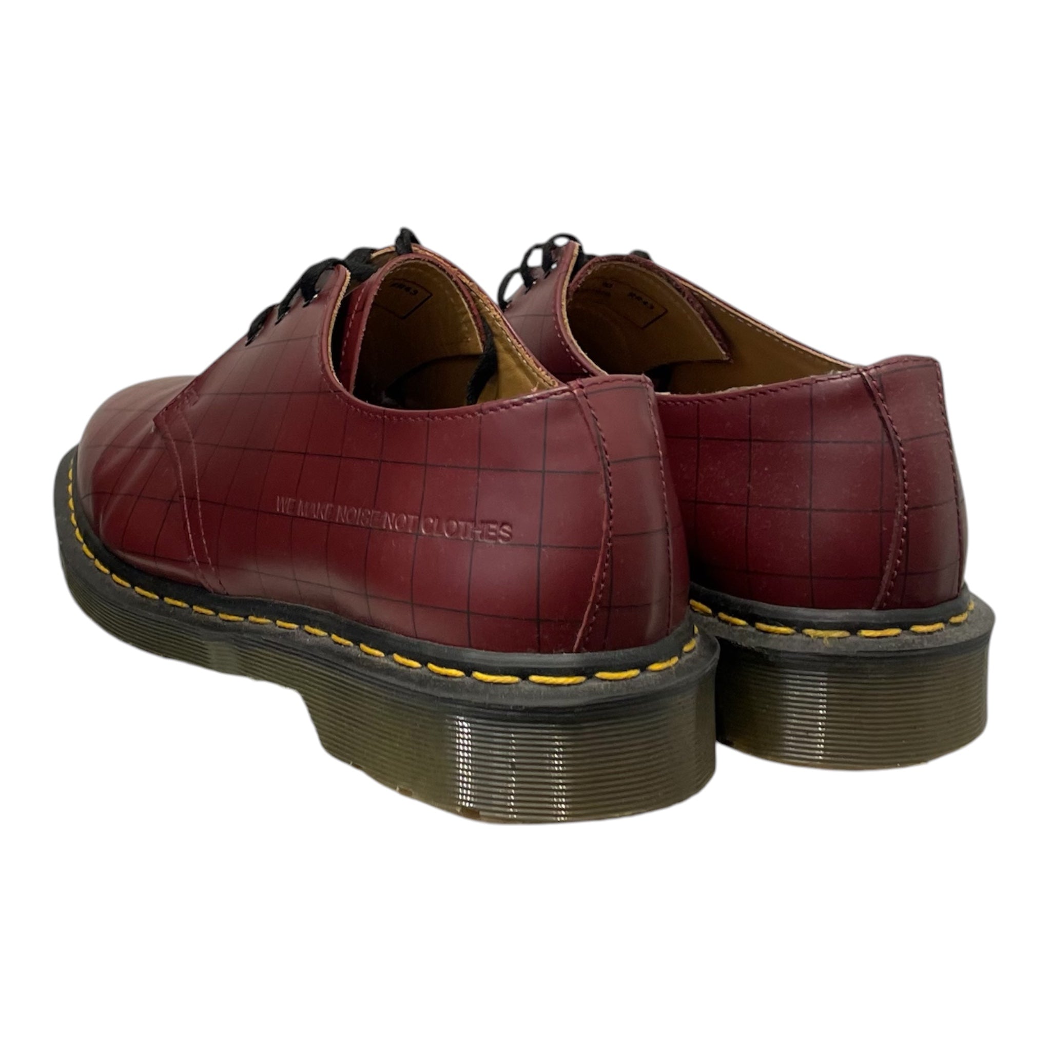 Dr.Martens/UNDERCOVER/Loafers/US 10/All Over Print/Leather/BRD/1461 70S CINEMA CHECK CHERRY view 2