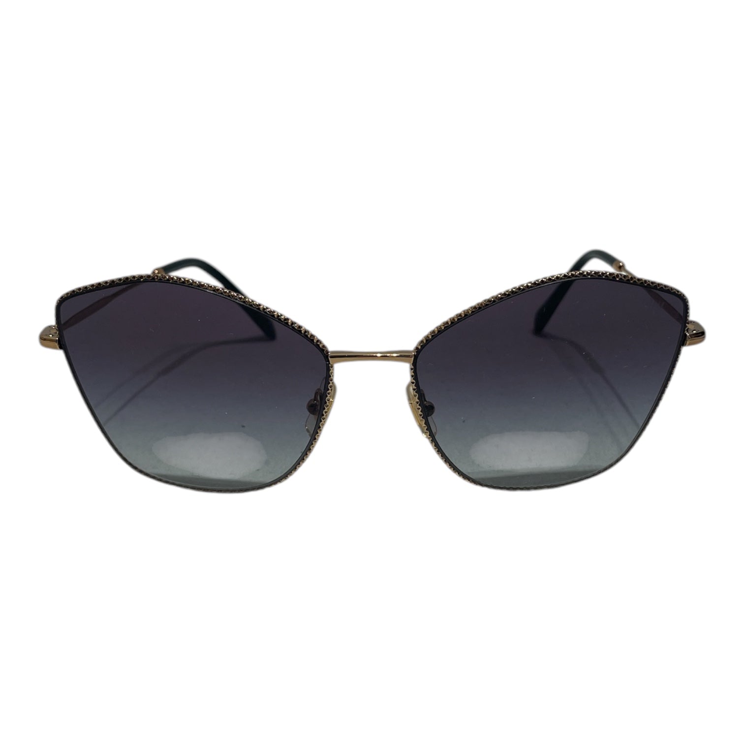 MIU MIU/Sunglasses/Celluloid/GLD/L's/smu 60v GOLD TONE GLASSES view 1