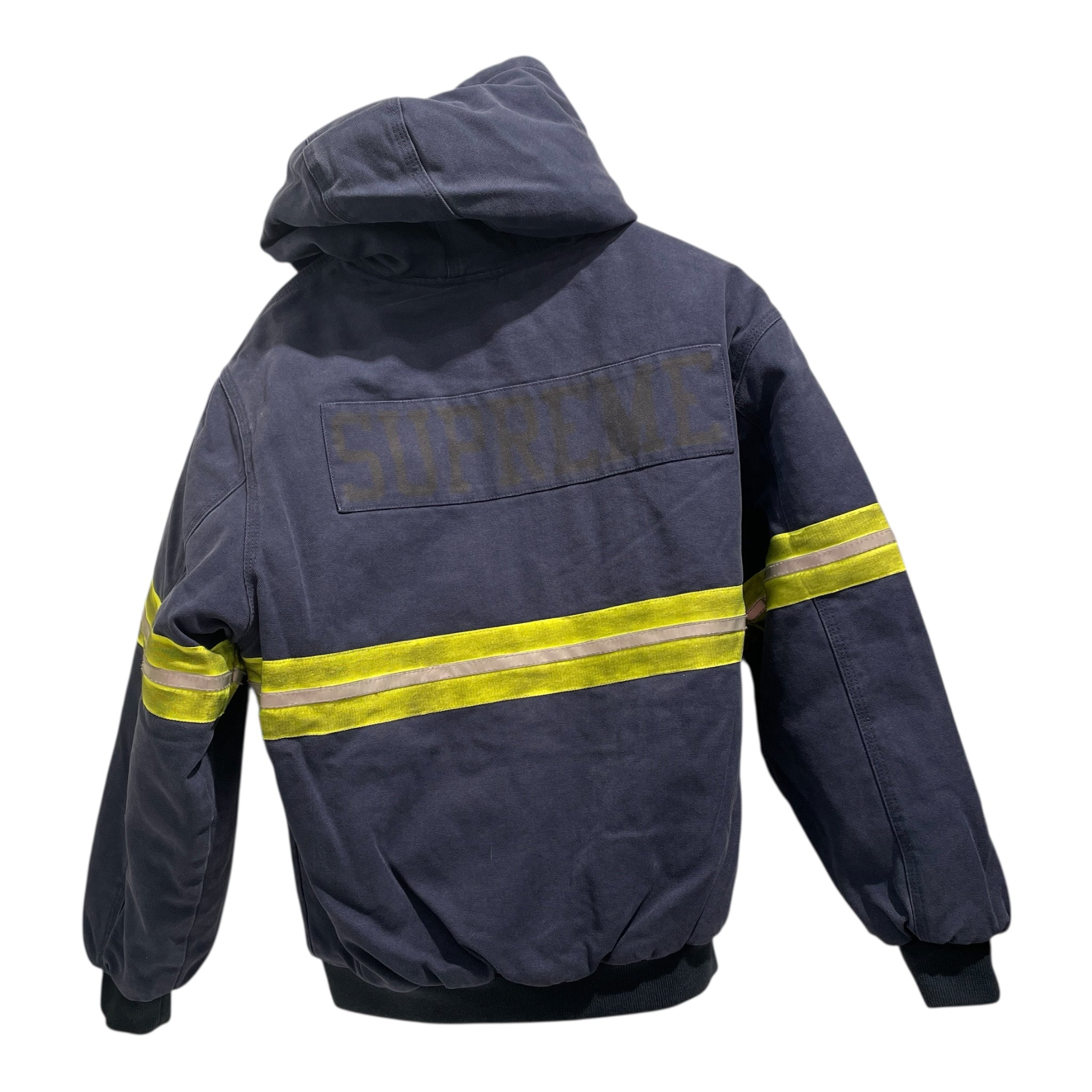 Supreme/Jacket/M/Cotton/BLU/Stripe/Reflective Hooded Jacket view 2