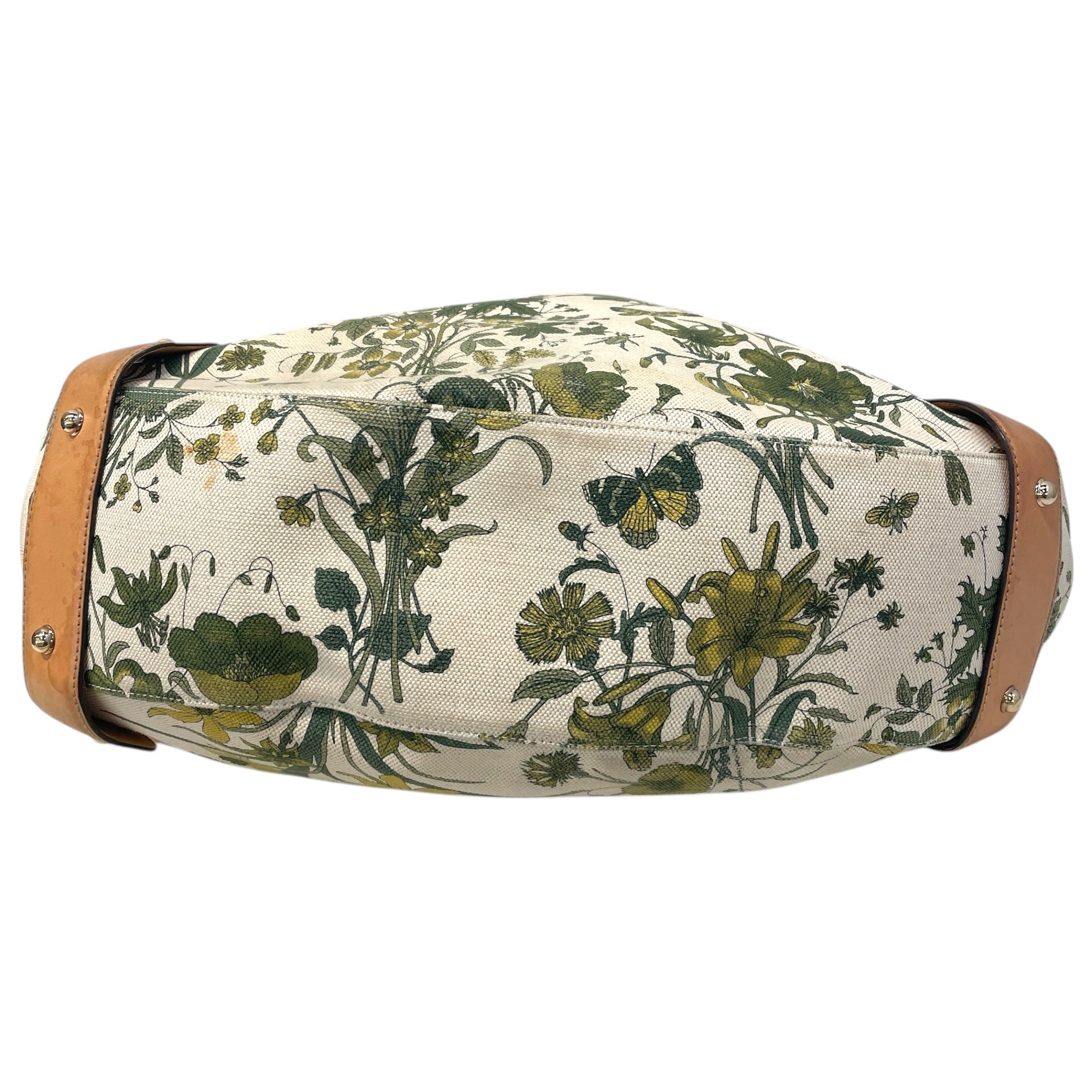 GUCCI/Hand Bag/Floral Pattern/Cotton/GRN/Flora Pelham view 3