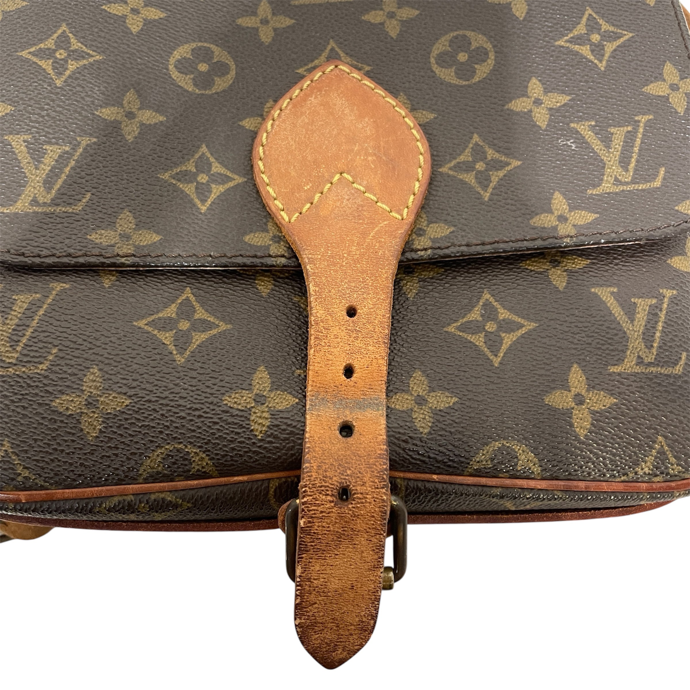 LOUIS VUITTON/Cross Body Bag/Monogram/Leather/BRW/Cartouchiere MM Crossbody Bag view 9