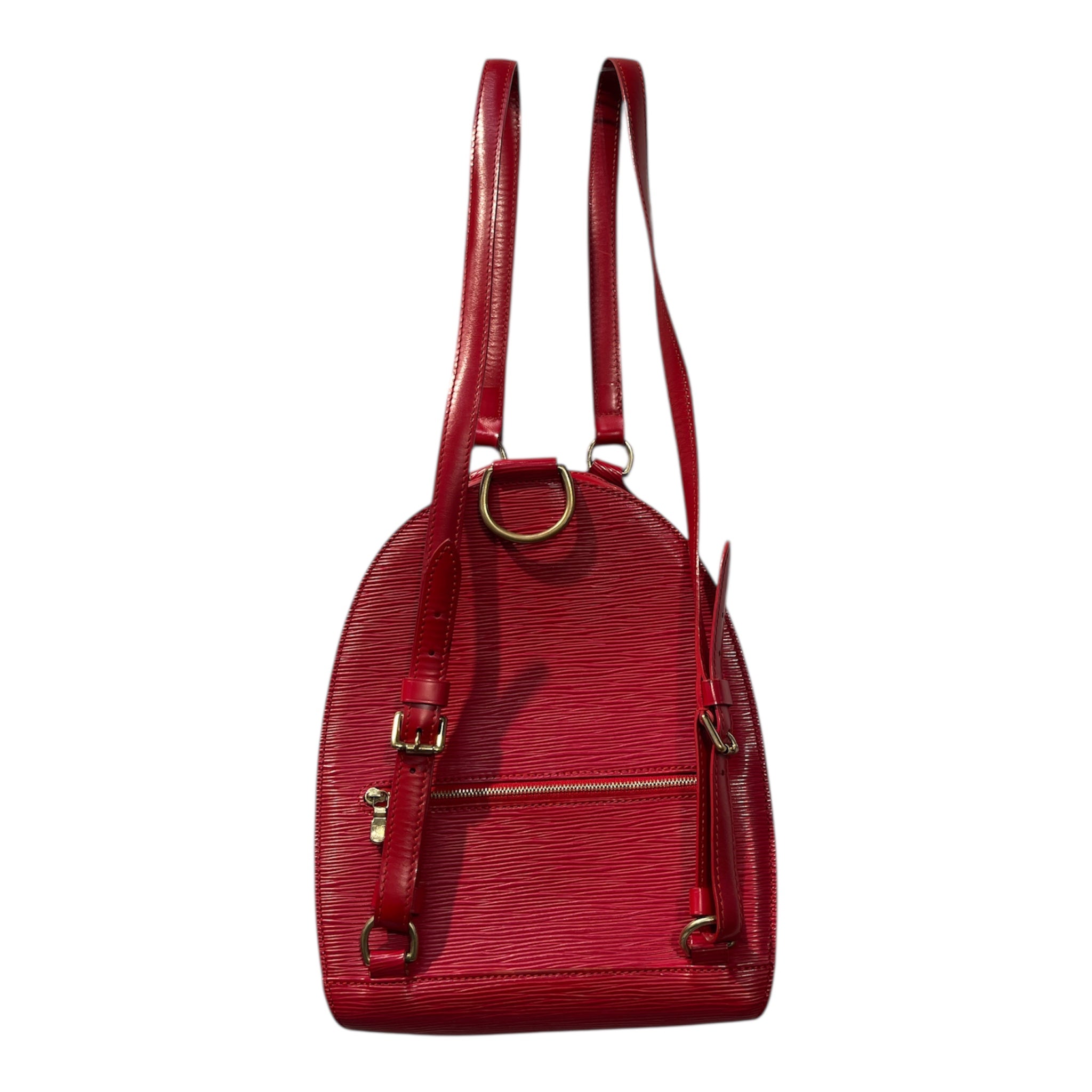 LOUIS VUITTON/Backpack/Leather/RED/MABILLON EPI view 2