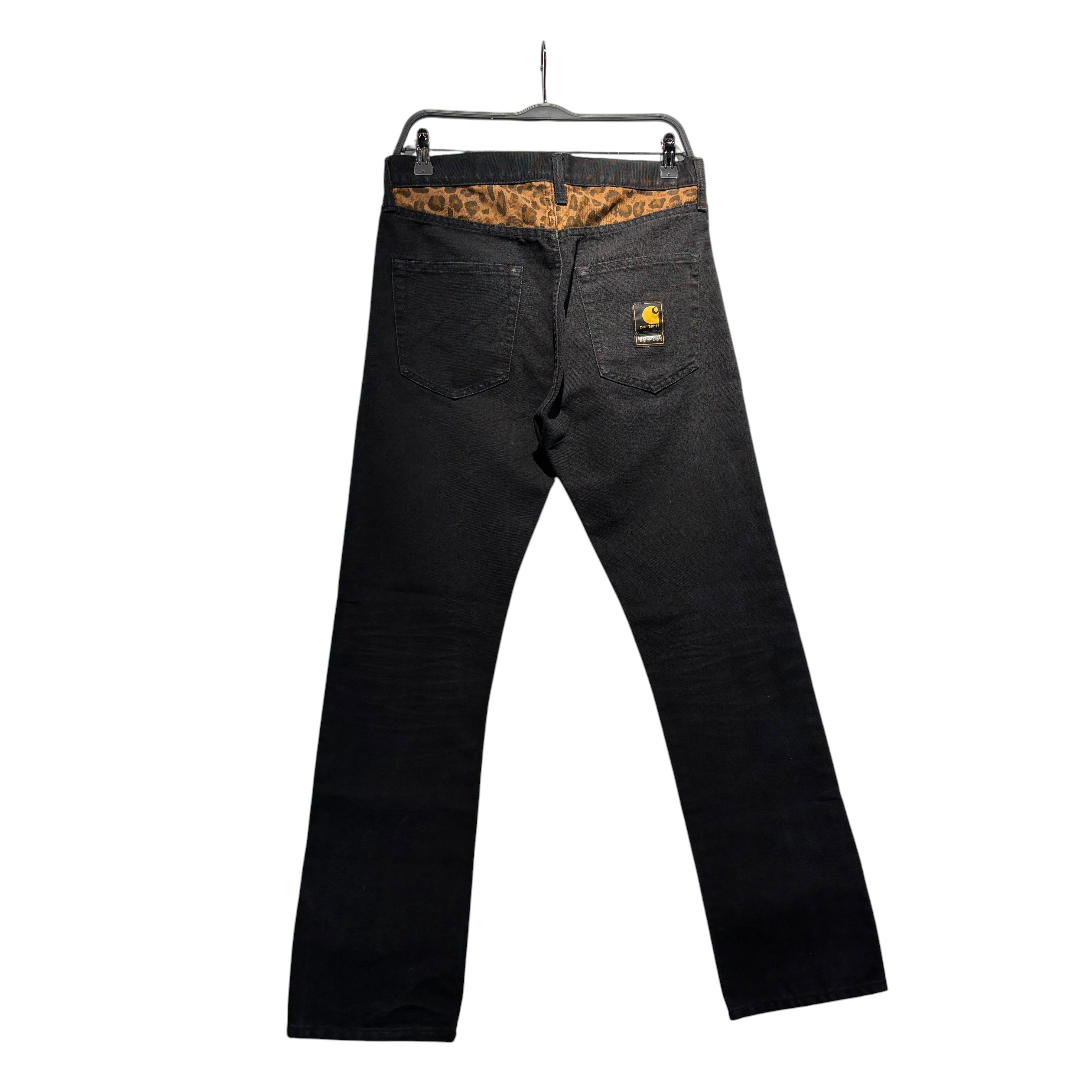CARHARTT WIP(WORK IN PROGRESS)/NEIGHBORHOOD/Straight Pants/M/Cotton/BLK/DEEP MID PANT view 2