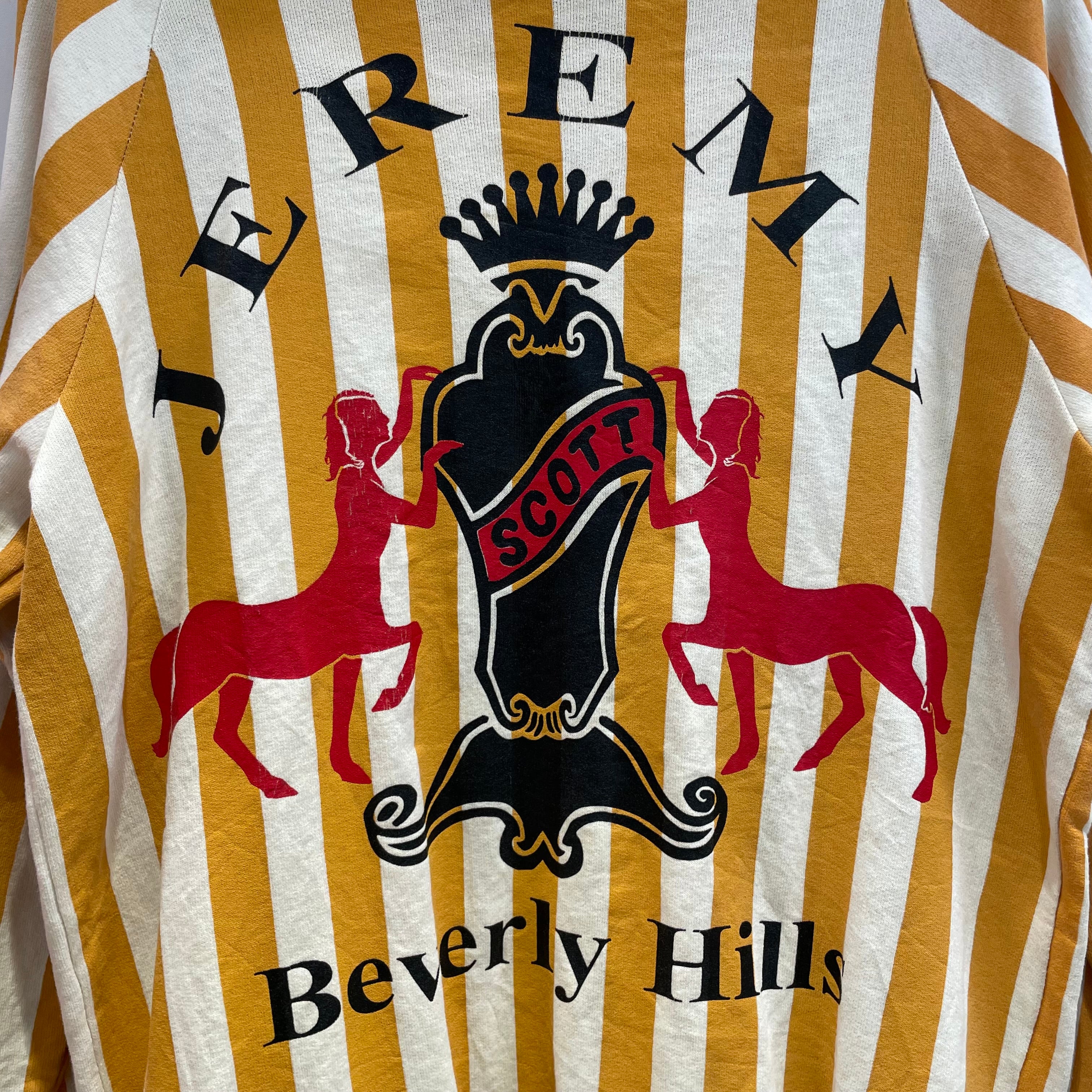 JEREMY SCOTT/Baseball Jkt/M/Cotton/MLT/No Collar/Stripe/BEVERLY HILLS JACKET view 3