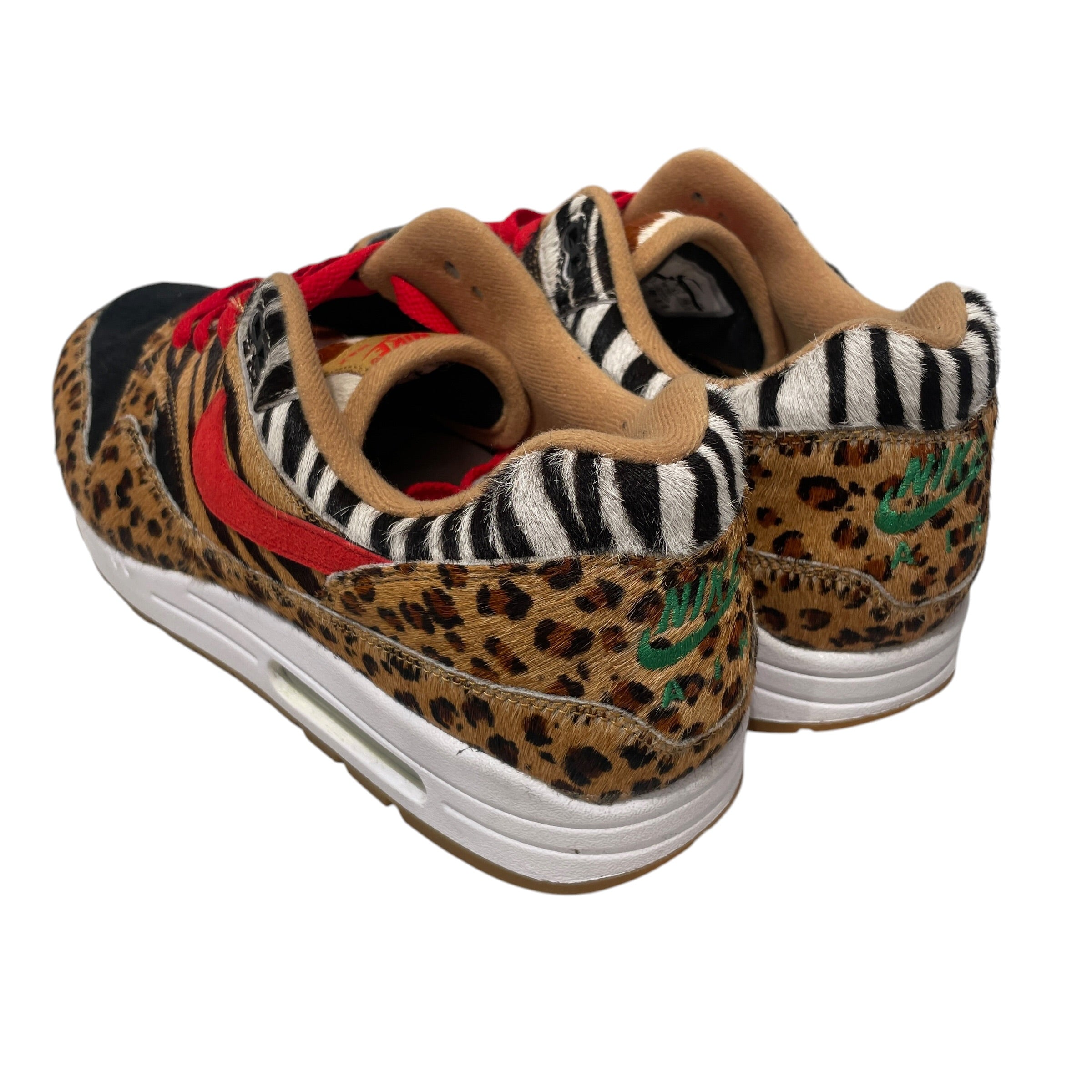 NIKE/Low-Sneakers/US 12.5/Animal Pattern/Fake Fur/MLT/atmos air max 1 dlx view 2