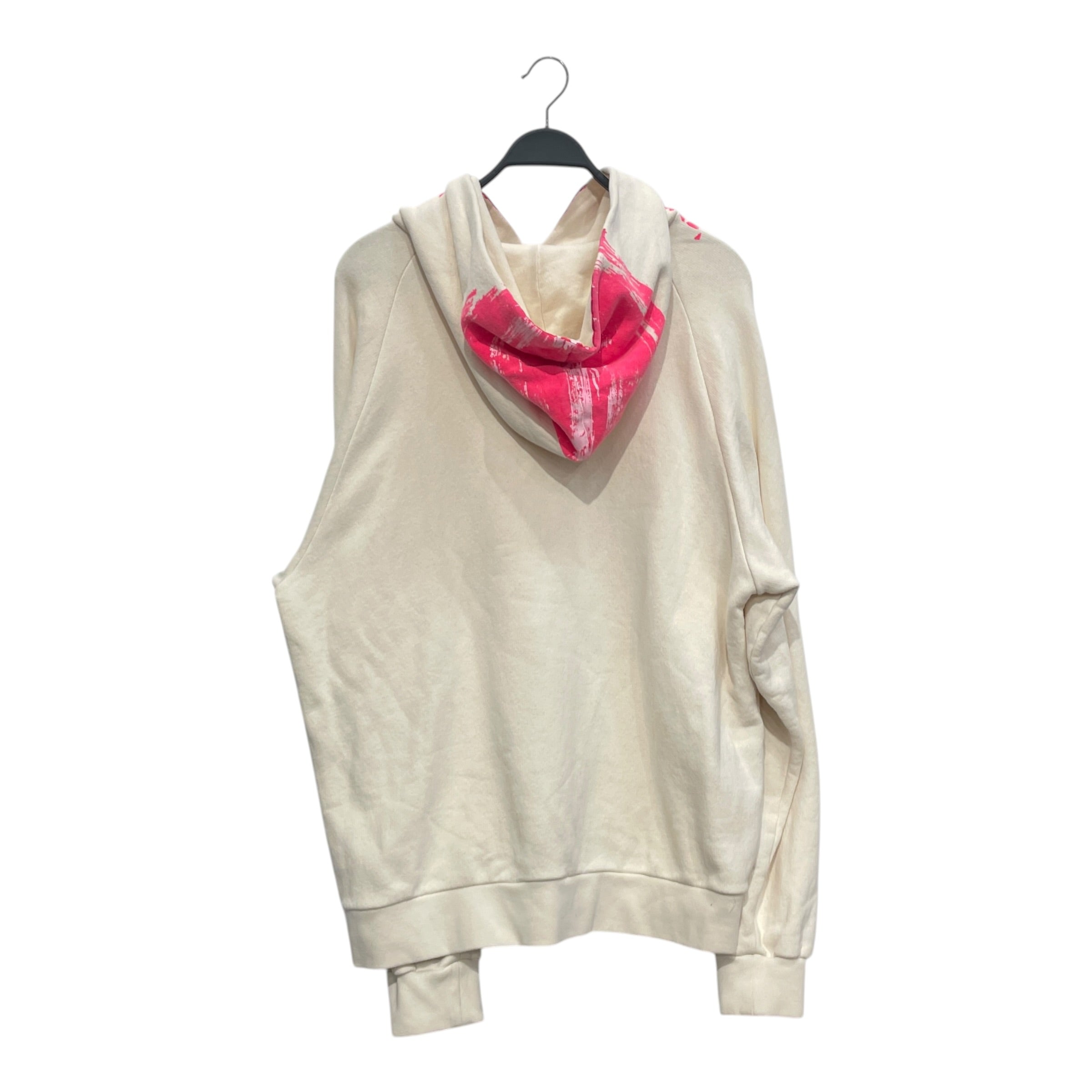 MARNI/Hoodie/50/Cotton/WHT/HOT PINK BRUSHSTROKE view 2