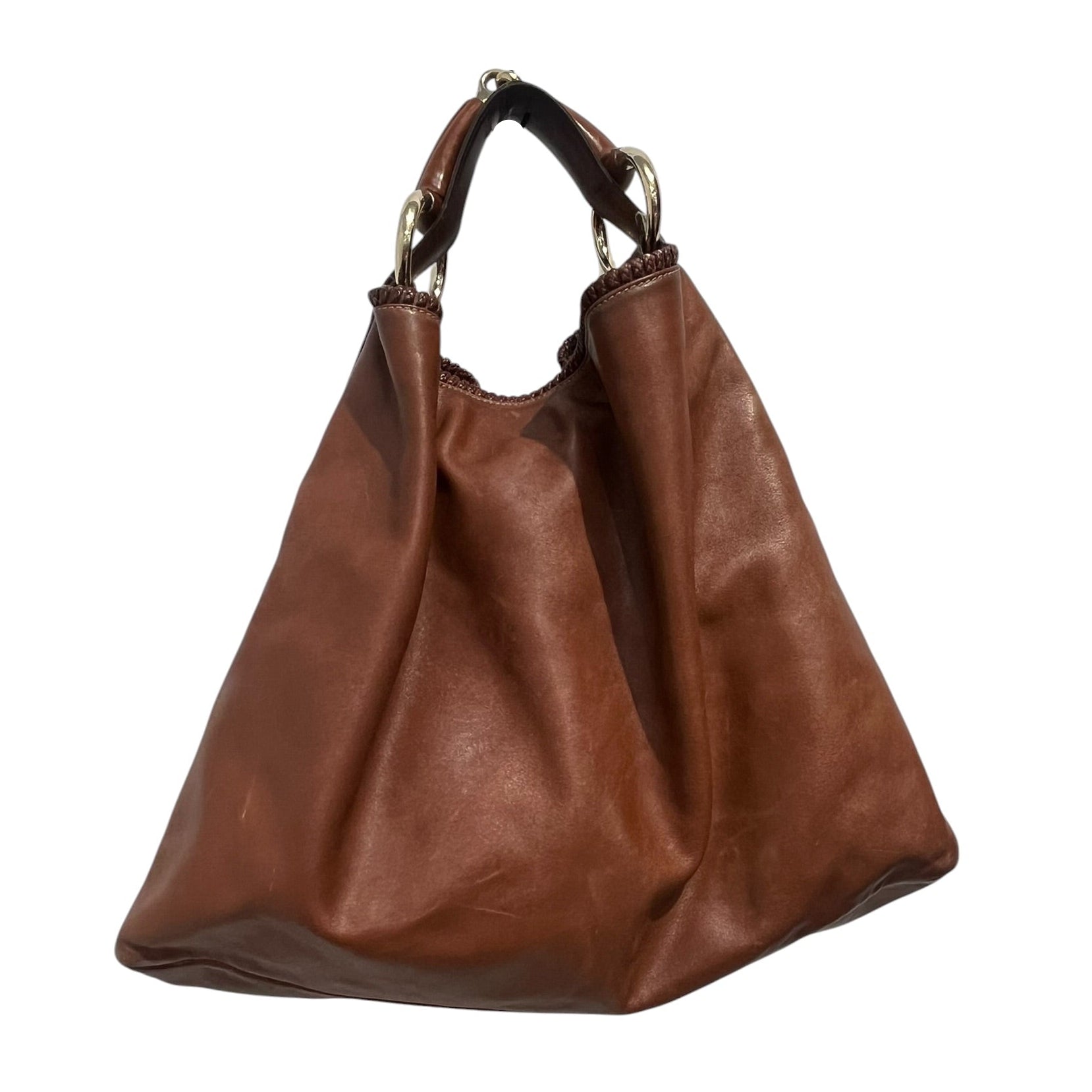 GUCCI/Tote Bag/Leather/BRW/LARGE HORSEBIT HOBO TOTE BAG view 2