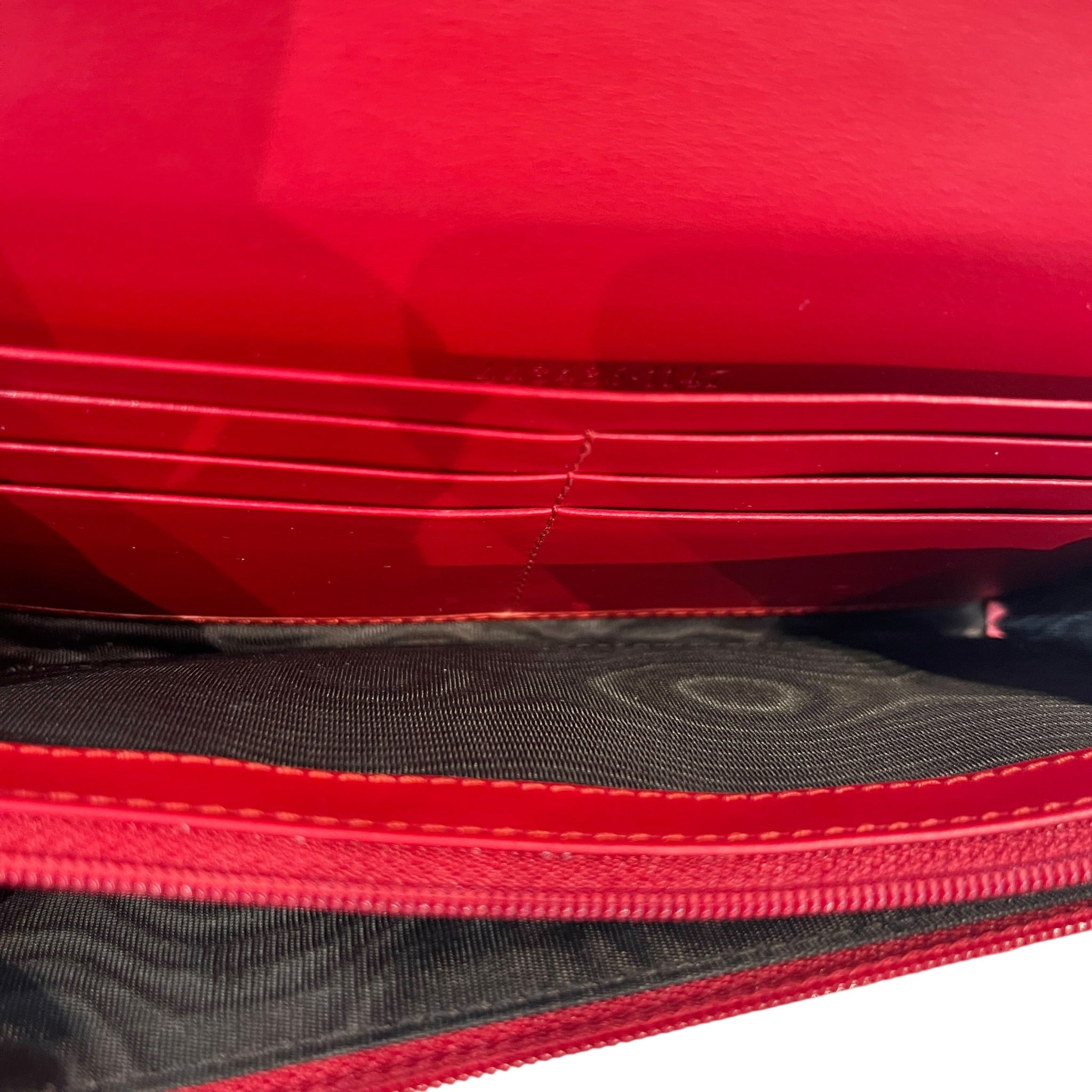 GUCCI/Long Wallet/Leather/RED/GG MARMONT CONTINENTAL view 5