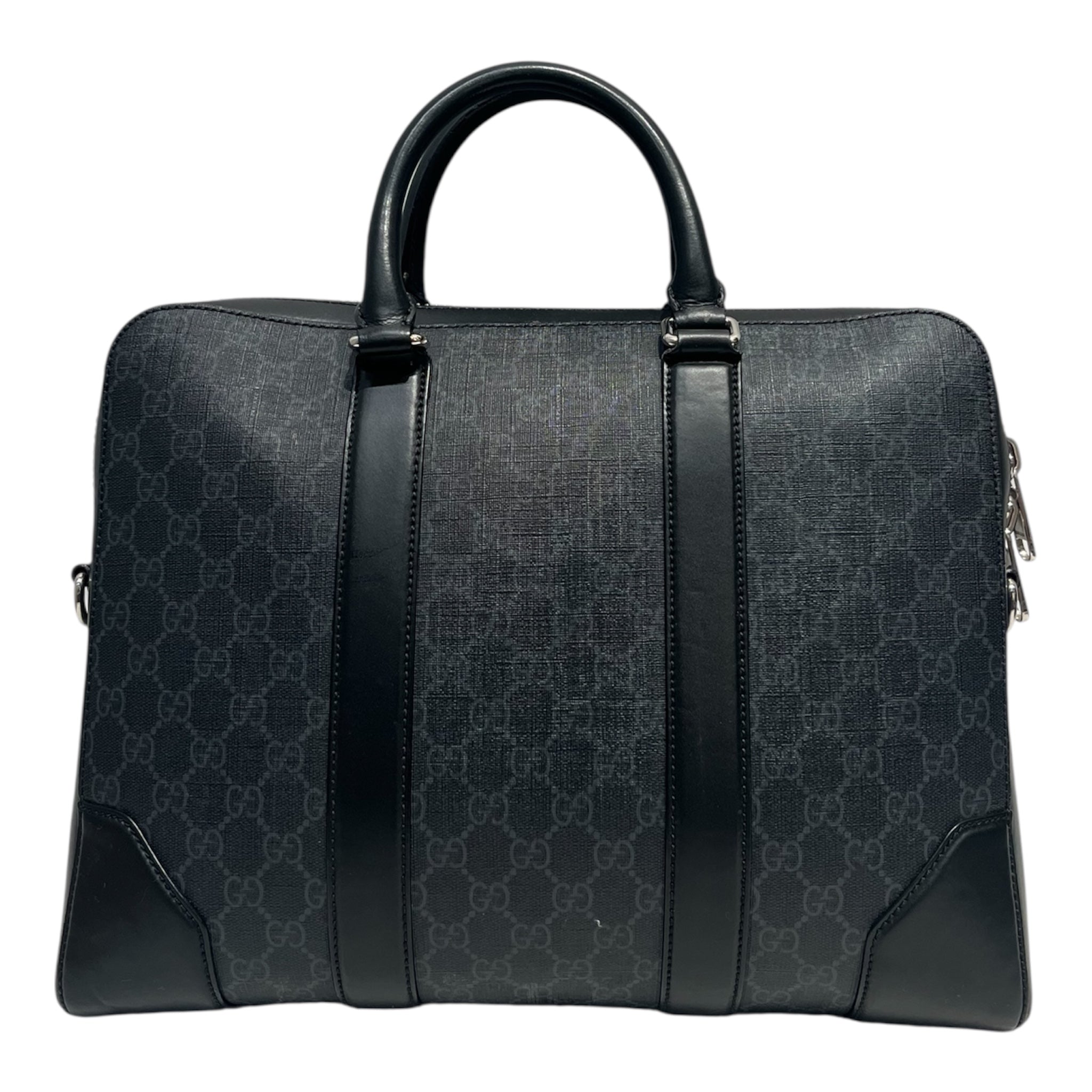 GUCCI/Briefcase/All Over Print/Leather/BLK/BRIEF view 2