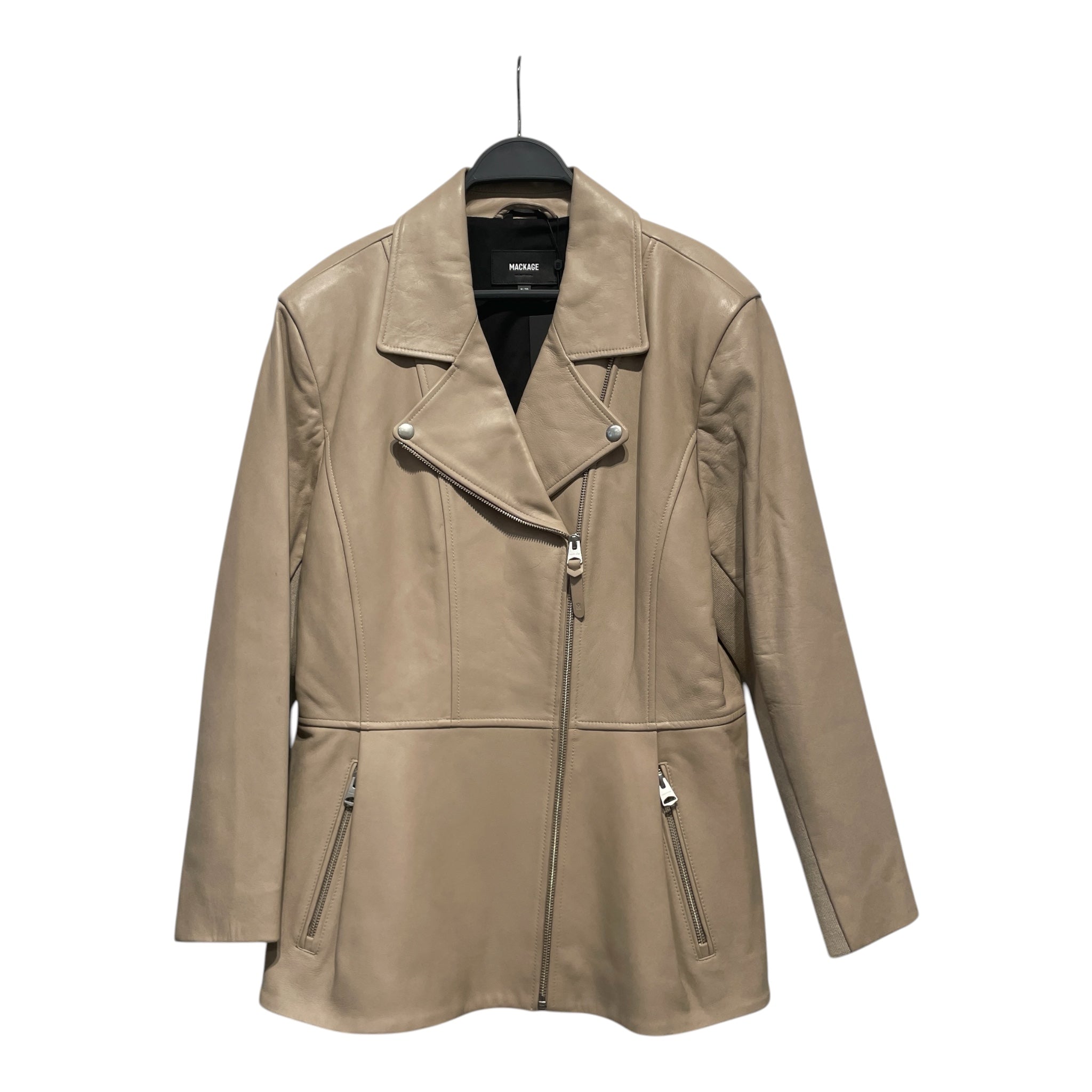 MACKAGE/Leather Jkt/XL/Leather/BEG/Day Biker Jacket/5110000276 view 1