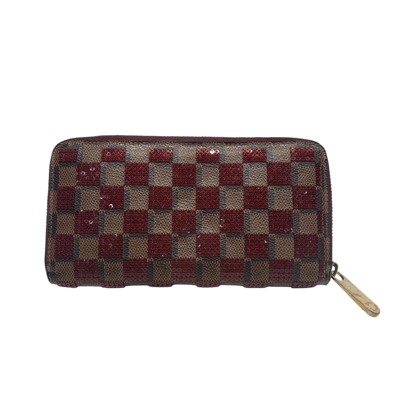 LOUIS VUITTON/Long Wallet/FREE/BRW/DAMIER PAILLETTES