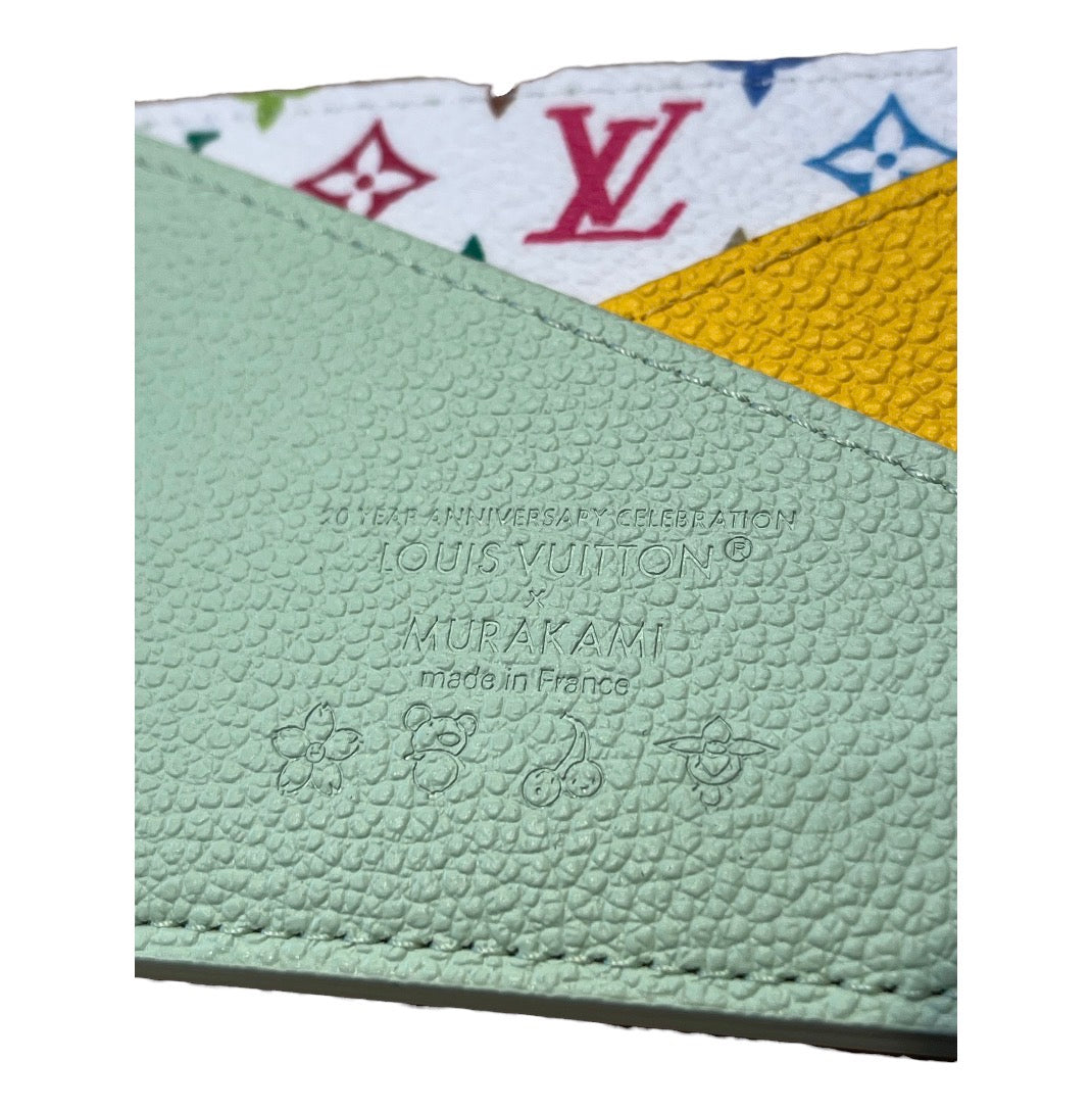 LOUIS VUITTON/Murakami.Flowers/Wallet/Monogram/Leather/MLT/ view 4