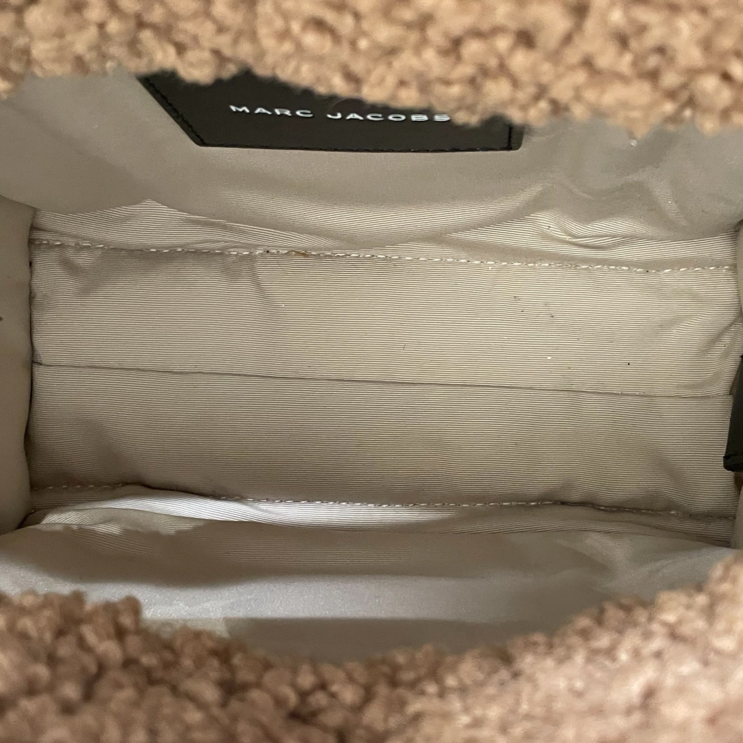 MARC JACOBS/Tote Bag/Fake Fur/BRW/MED TEDDY TOTE view 3