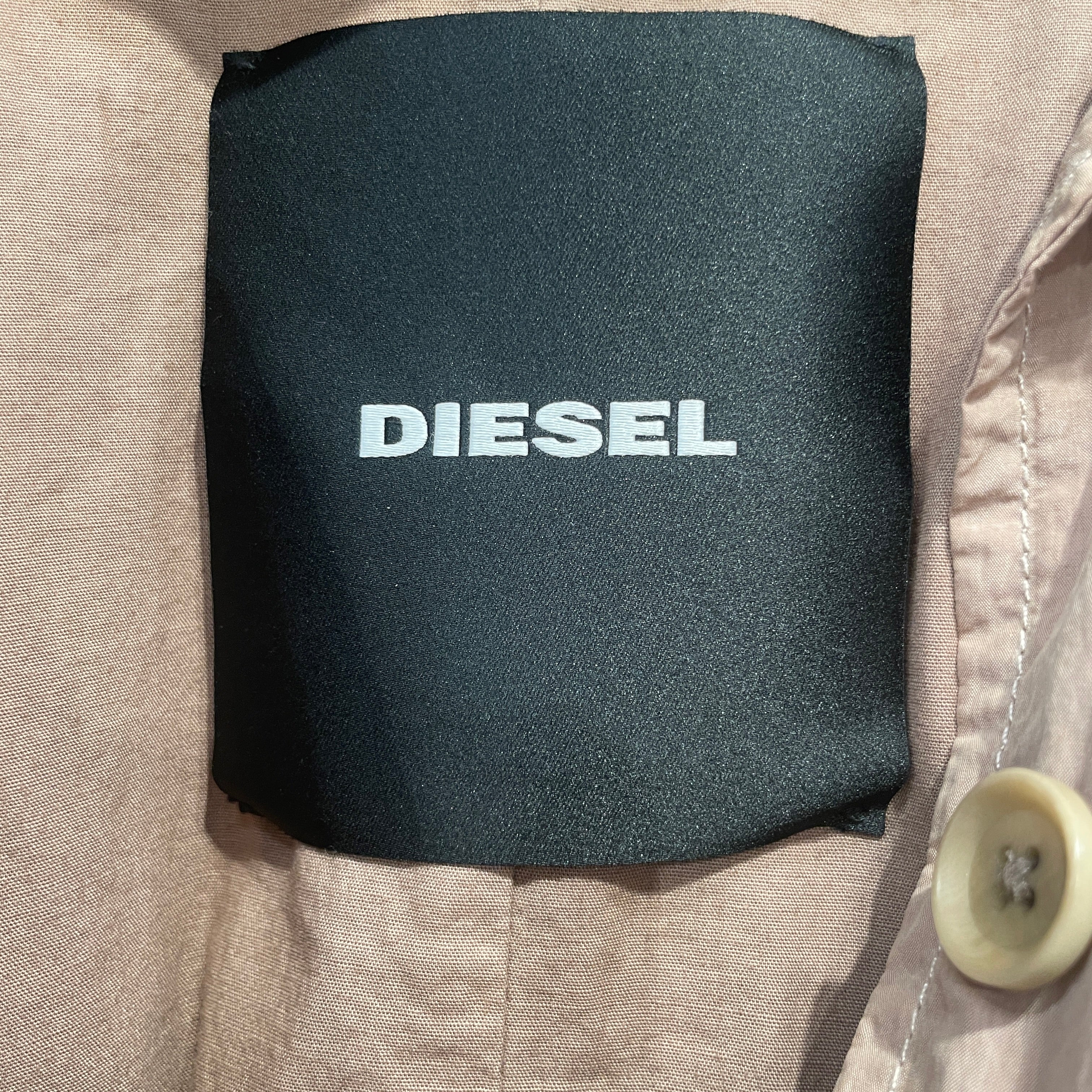 DIESEL/Windbreaker/XXS/Cotton/BEG/Windbreaker trench rope belt view 3
