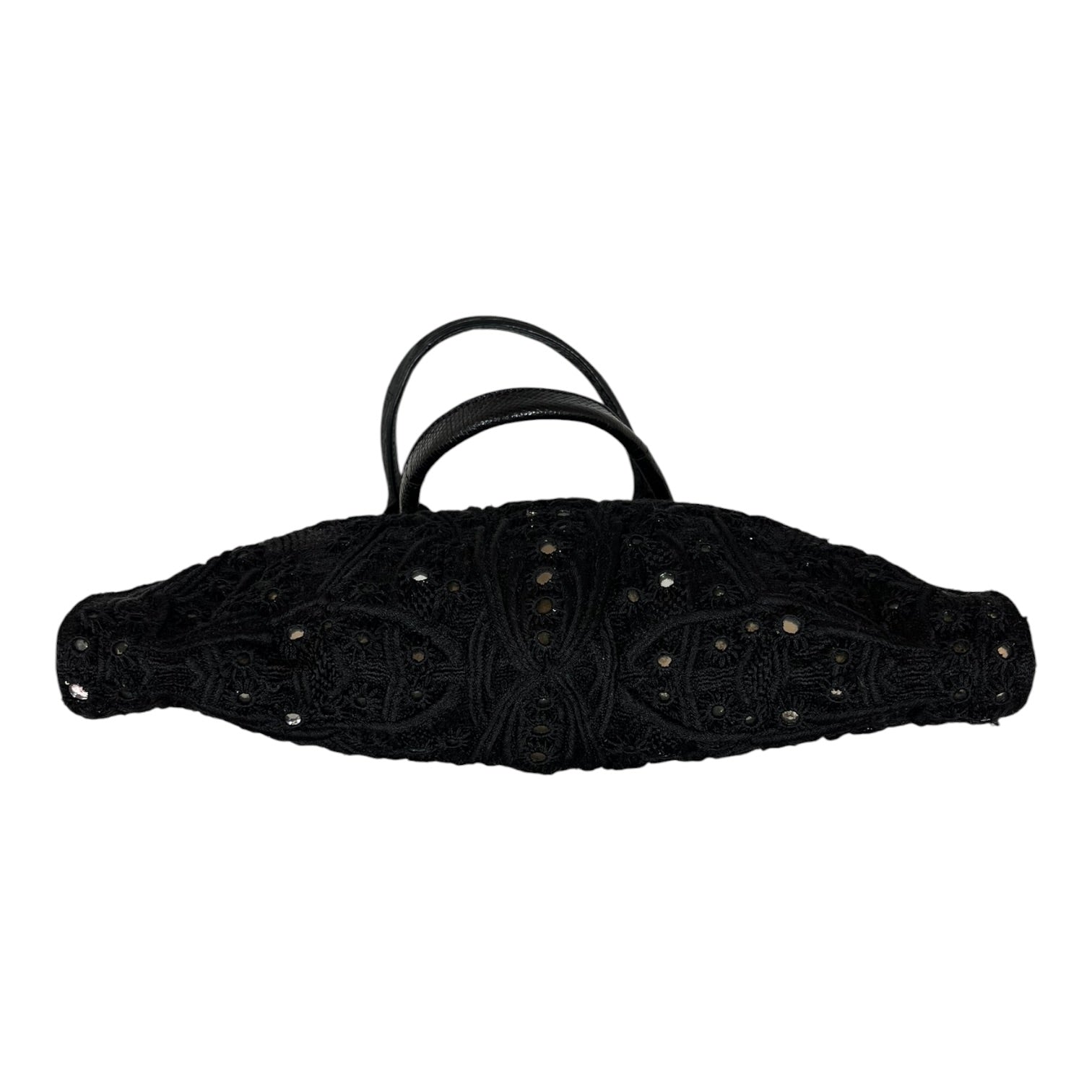 FENDI/Hand Bag/BLK/DEVIL TRAPEZOID BAG view 4