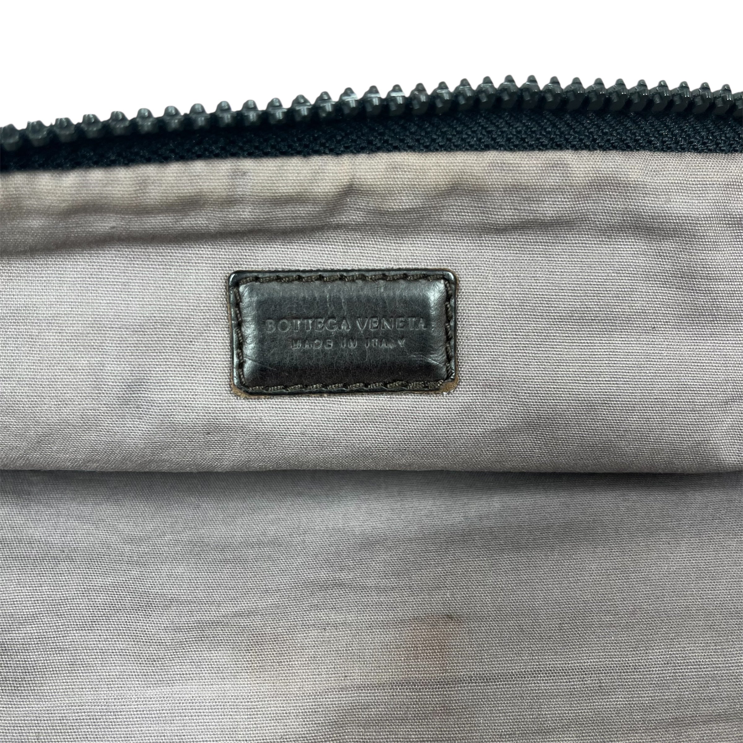 BOTTEGA VENETA/Clutch Bag/Nylon/BLK/3-ZIP CLUTCH view 4
