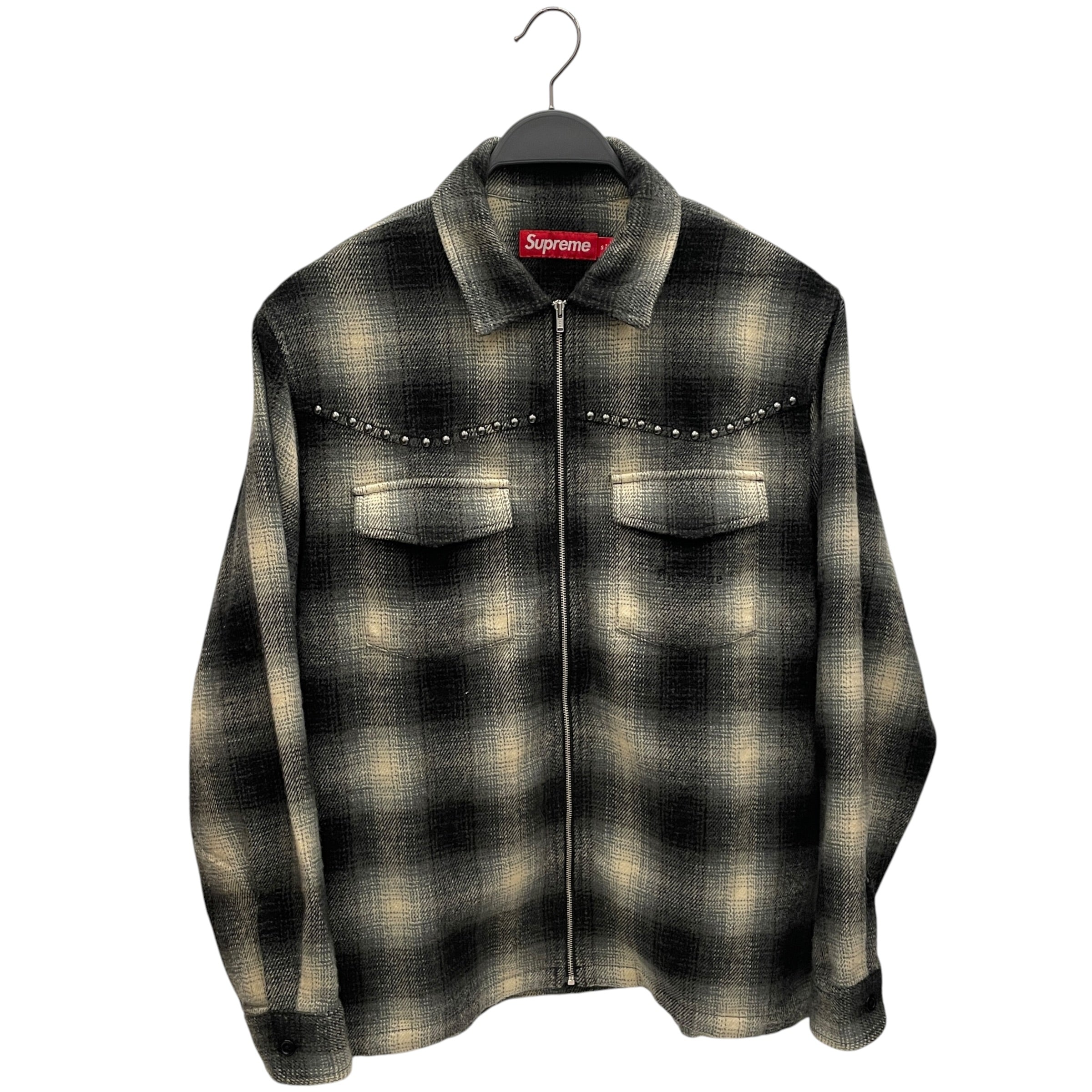 Supreme/Jacket/S/Cotton/GRY/Plaid/RHINESTONE PLAID ZIP view 1