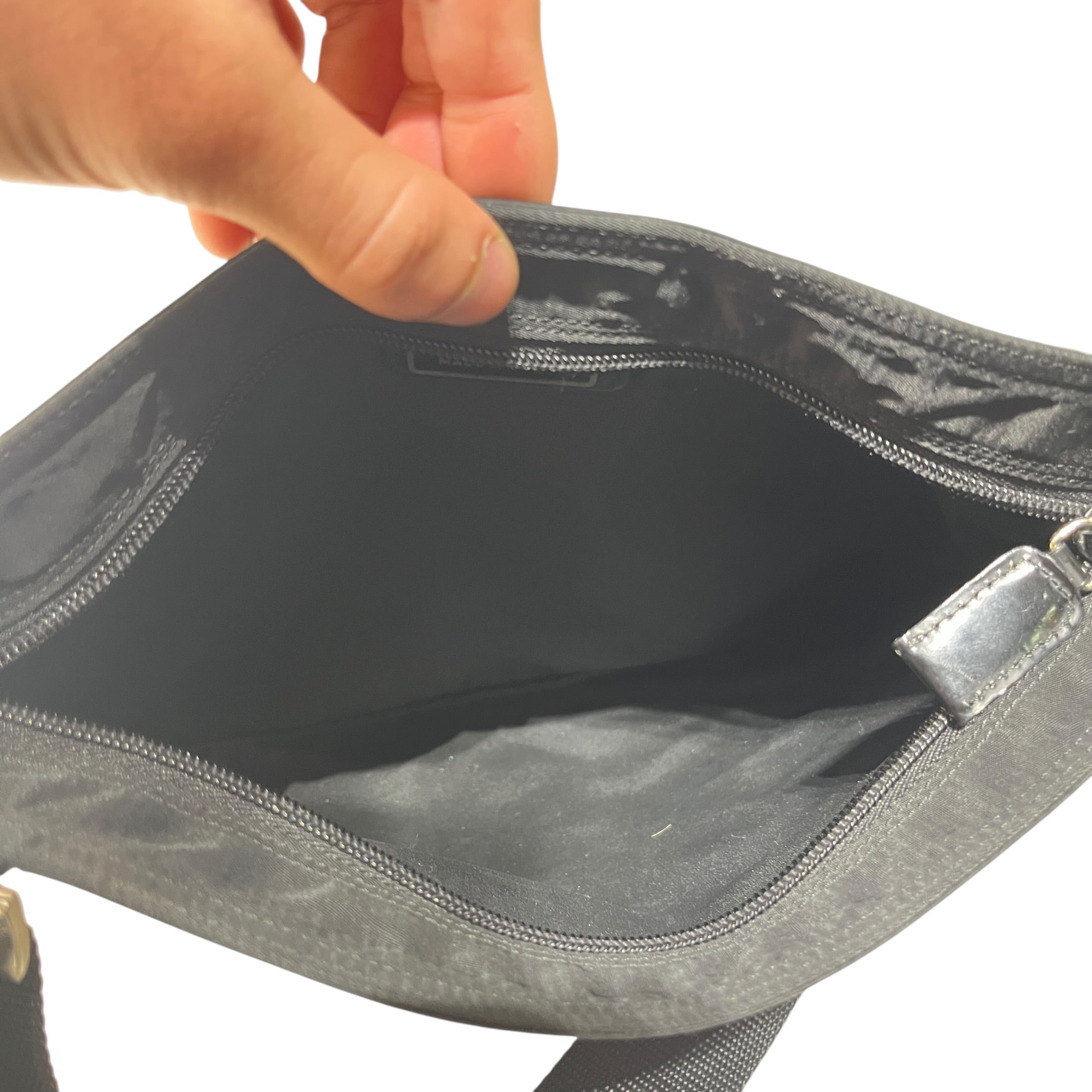 PRADA/Cross Body Bag/Nylon/BLK/TESSUTO CROSSBODY view 5