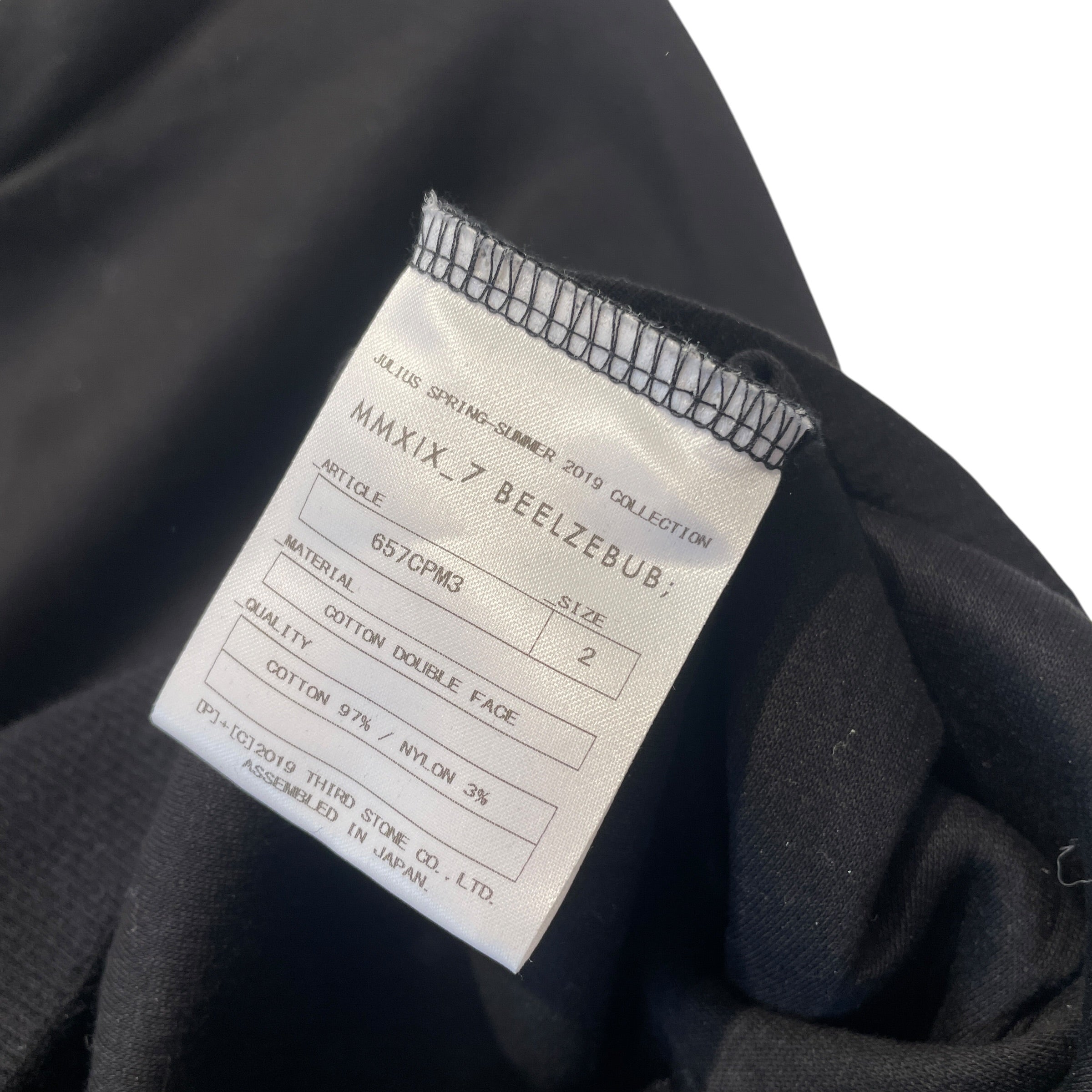 JULIUS/Hoodie/2/Cotton/BLK/PARKA HOODIE view 4
