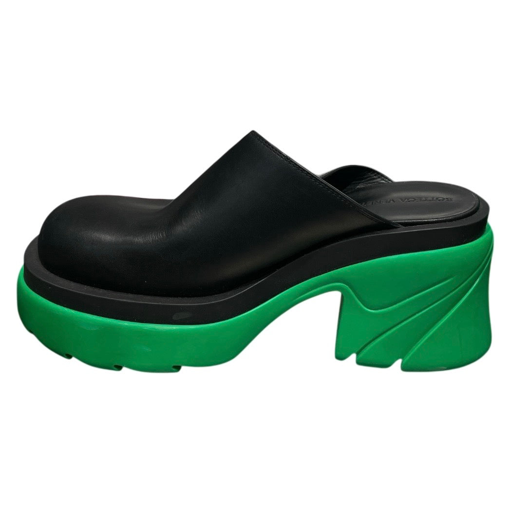 BOTTEGA VENETA/Shoes/EU 38/BLK/Flash mule green sole view 3