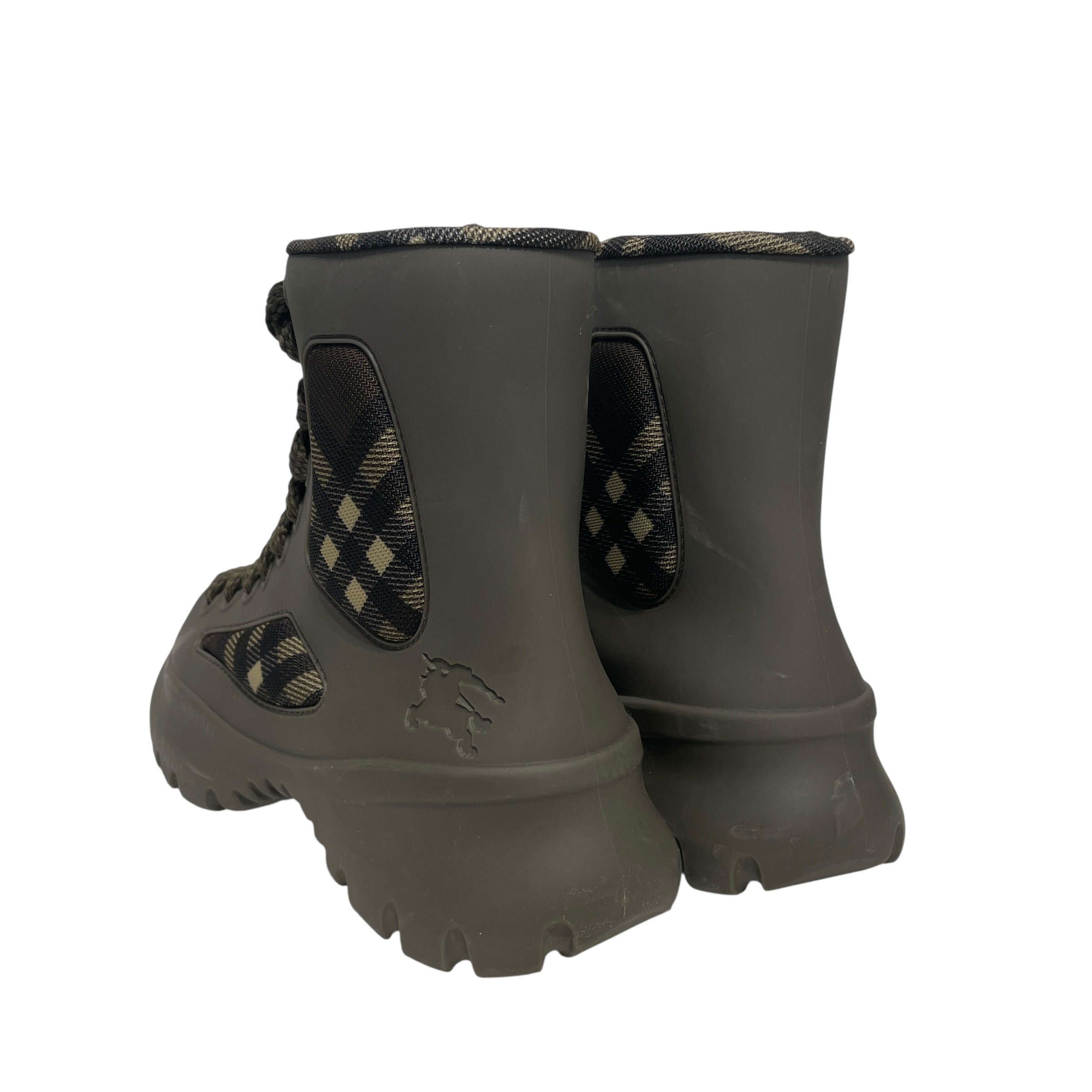 BURBERRY/Lace Up Boots/EU 41/Stripe/GRN/BOULDER LACE UP view 2