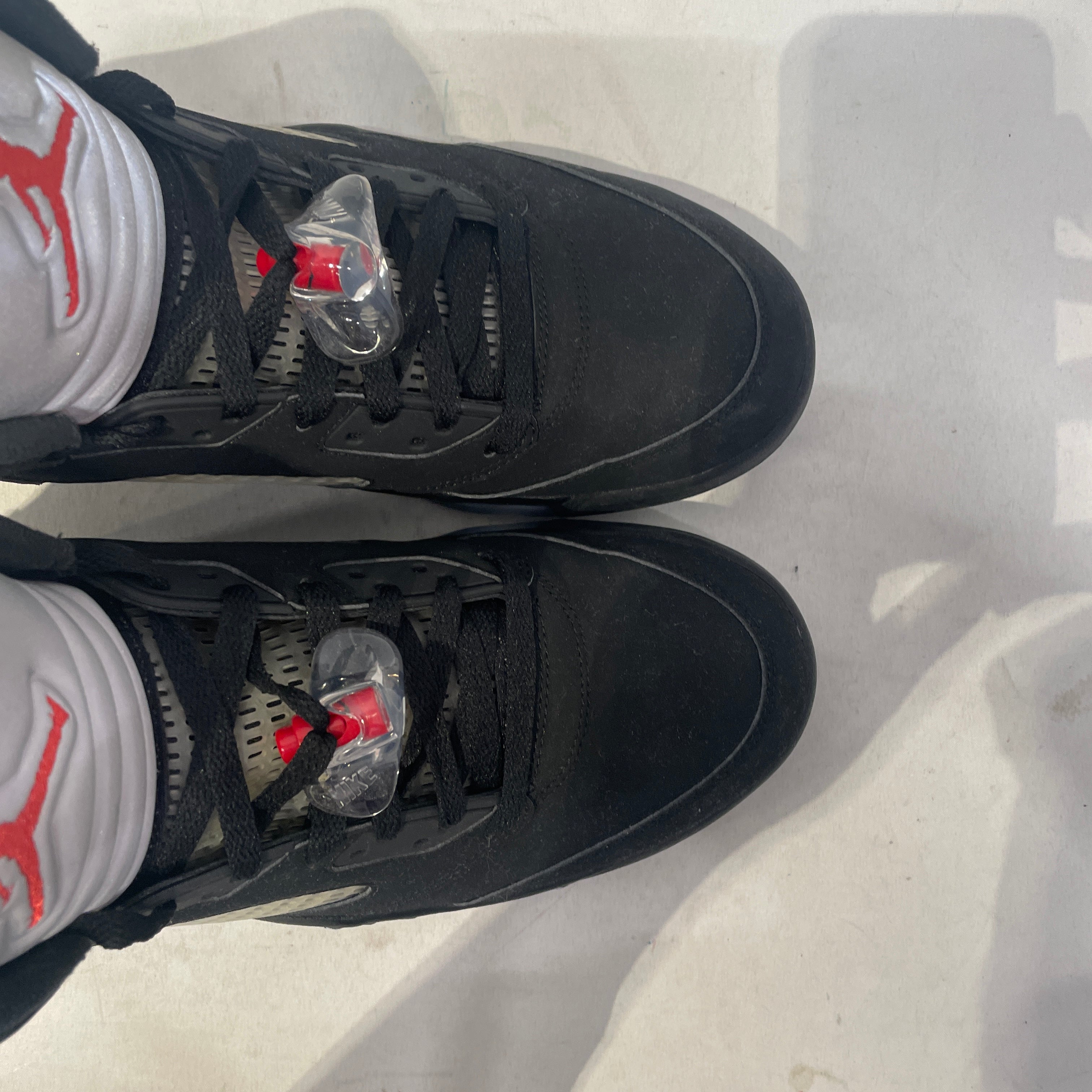 NIKE/Hi-Sneakers/US 12/Suede/BLK/jordan 5 retro og 2016 view 4