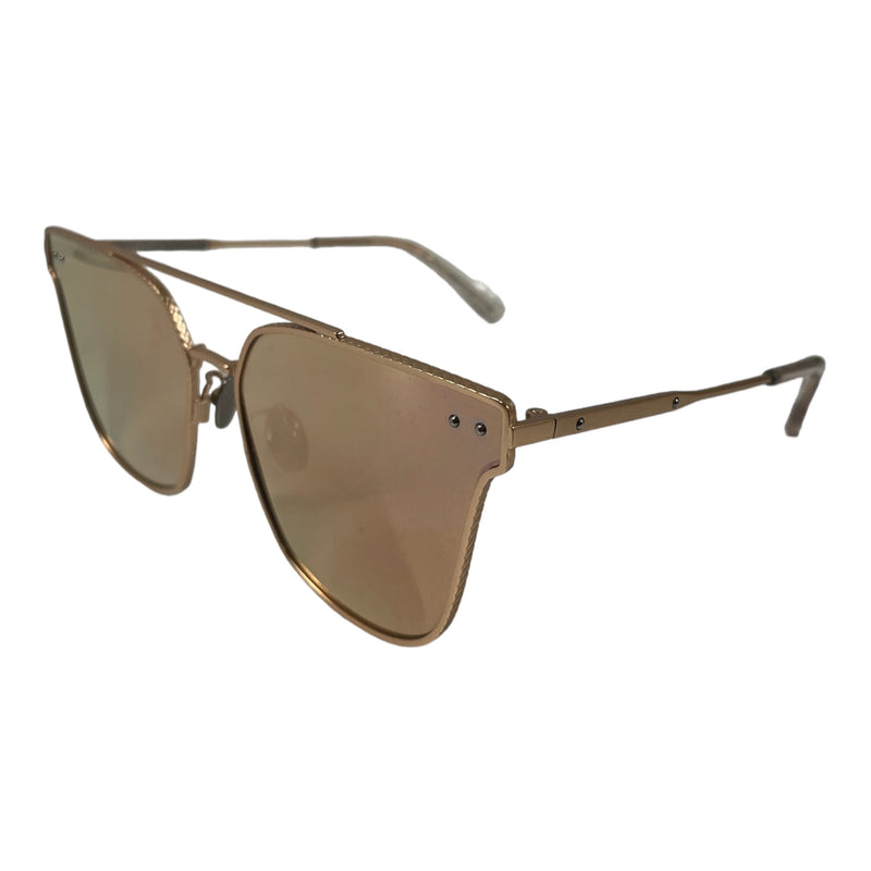 BOTTEGA VENETA/Sunglasses/Celluloid/GLD/2dots