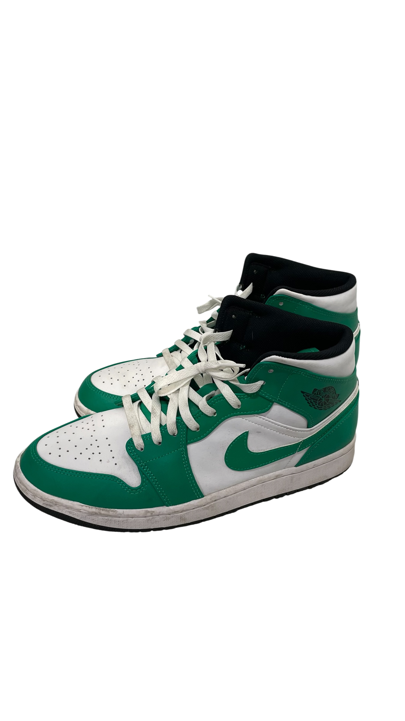 NIKE/Hi-Sneakers/US 12/Leather/GRN/LUCKY GREEN view 1