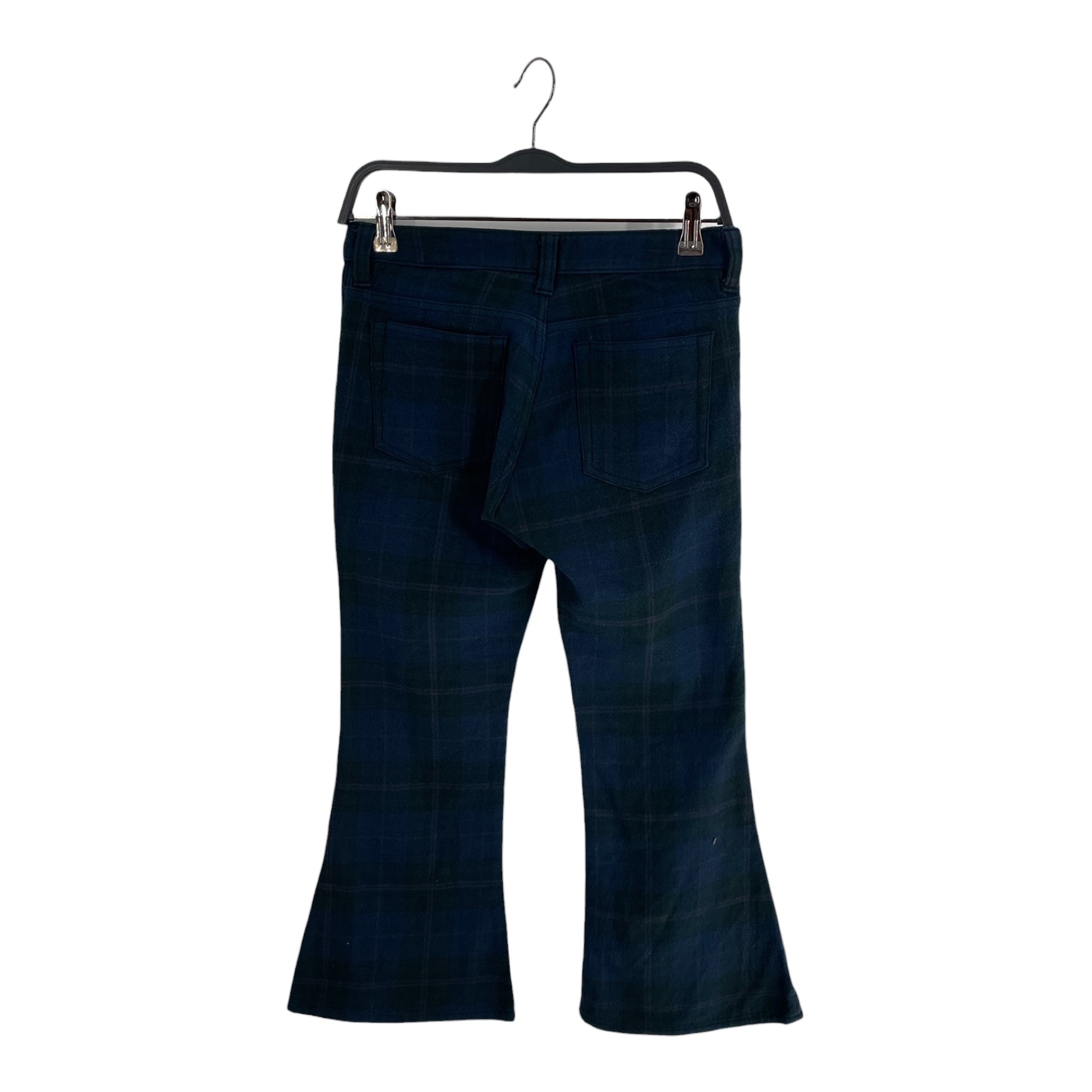 JUNYA WATANABE COMME des GARCONS/Bottoms/S/Plaid/Wool/NVY/BURNED view 2