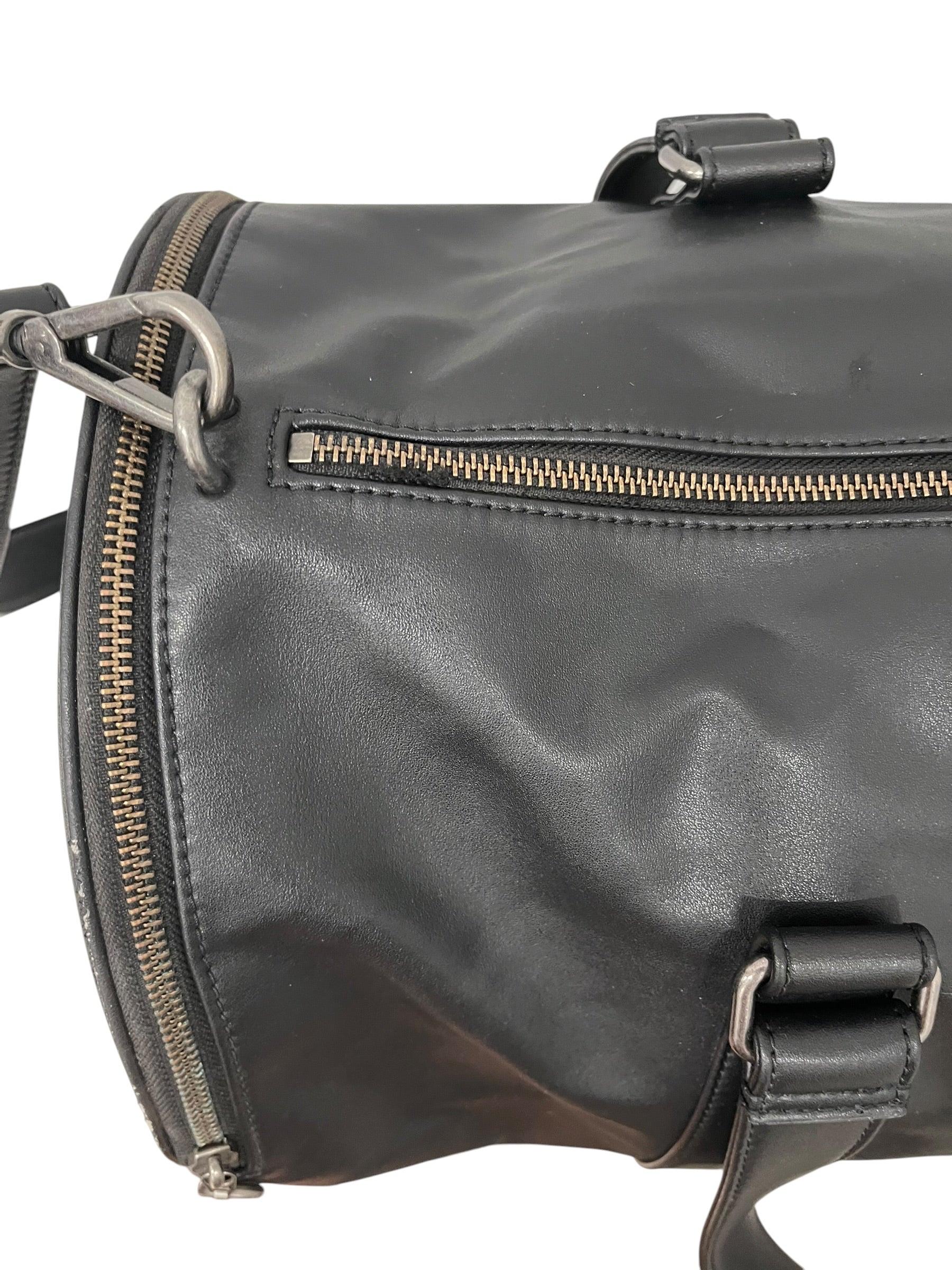 Telfar/Luggage/Faux Leather/BLK/SIDE LOGO DUFFLE BAG LARGE view 7