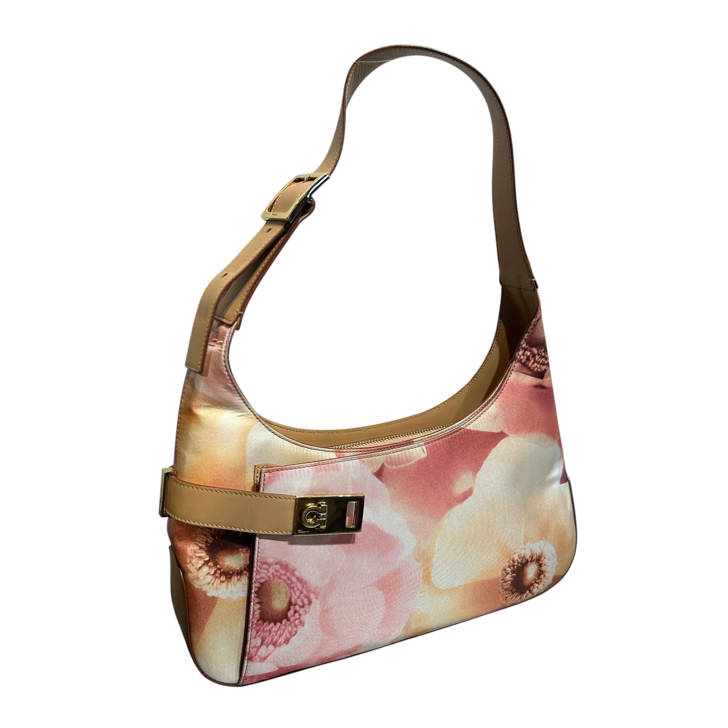 Salvatore Ferragamo/Hand Bag/Floral Pattern/Cotton/PNK/floral print shoulder bag view 6
