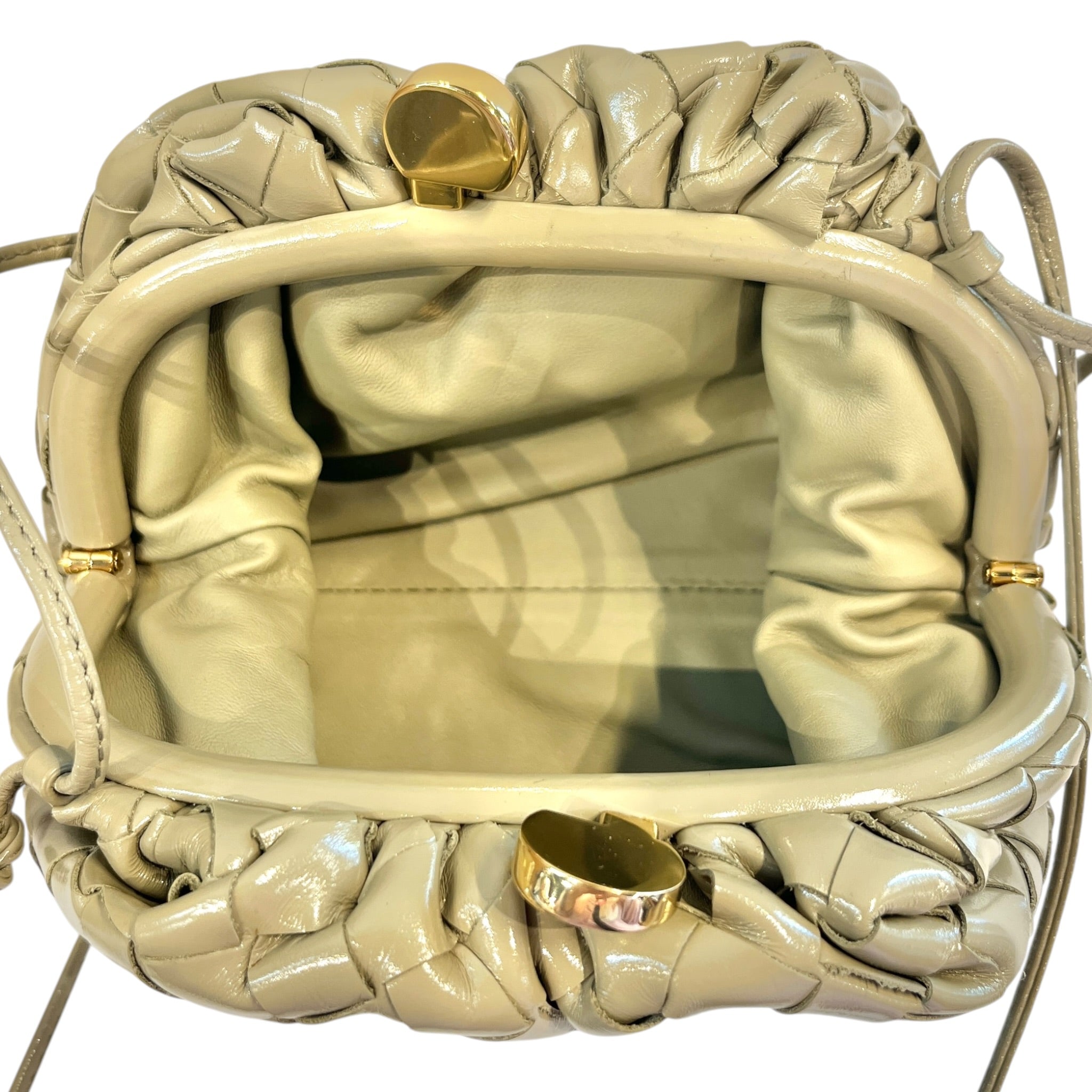 BOTTEGA VENETA/Cross Body Bag/Border/Leather/GRN/Intrecciato Loop view 5