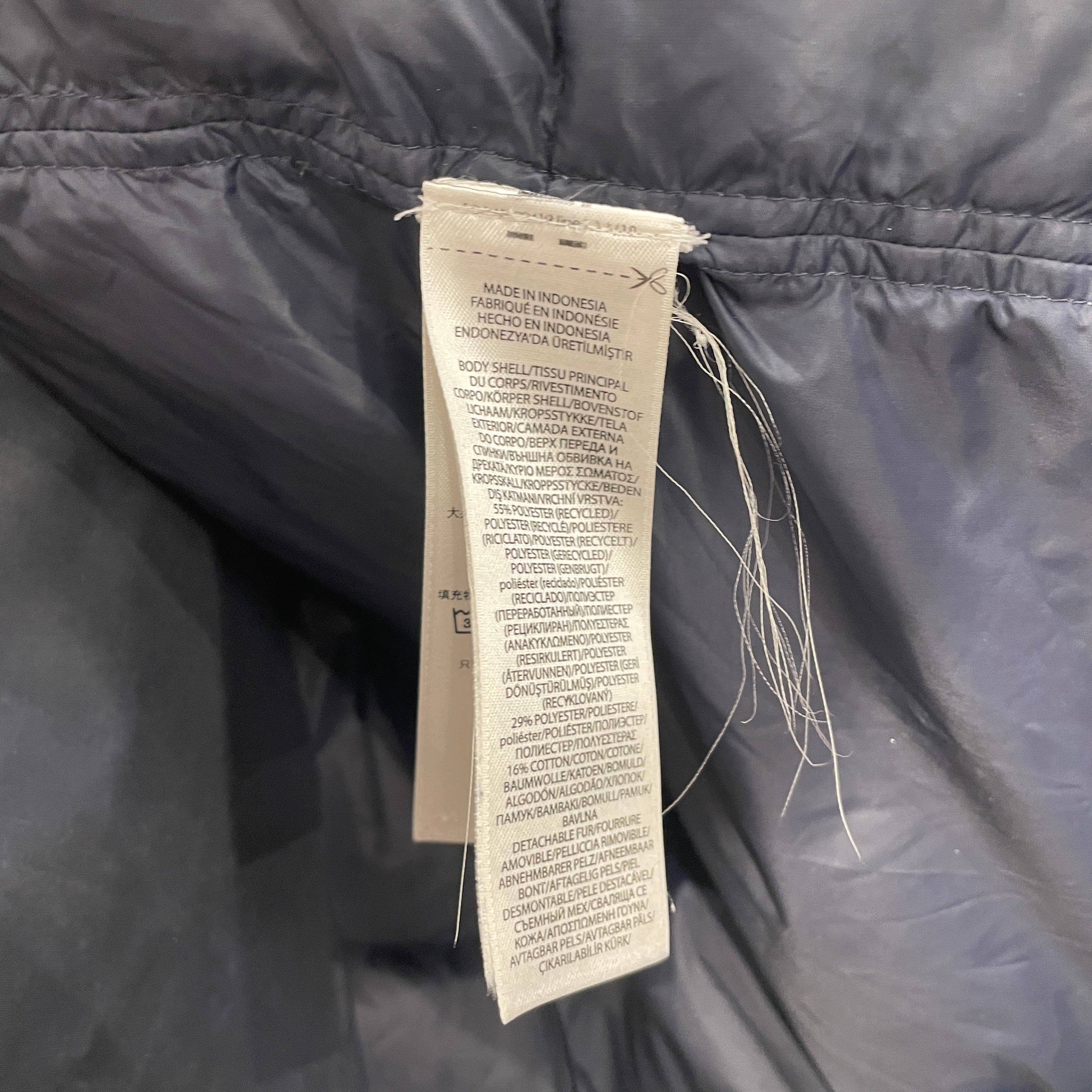 POLO RALPH LAUREN/Peacoat/S/Nylon/NVY/QUAD POCKET/FUR TRIM HOOD view 4