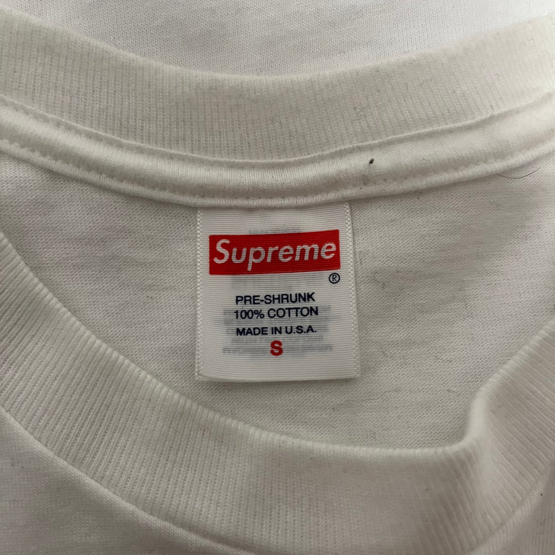 Supreme/T-Shirt/S/Cotton/WHT/Standard