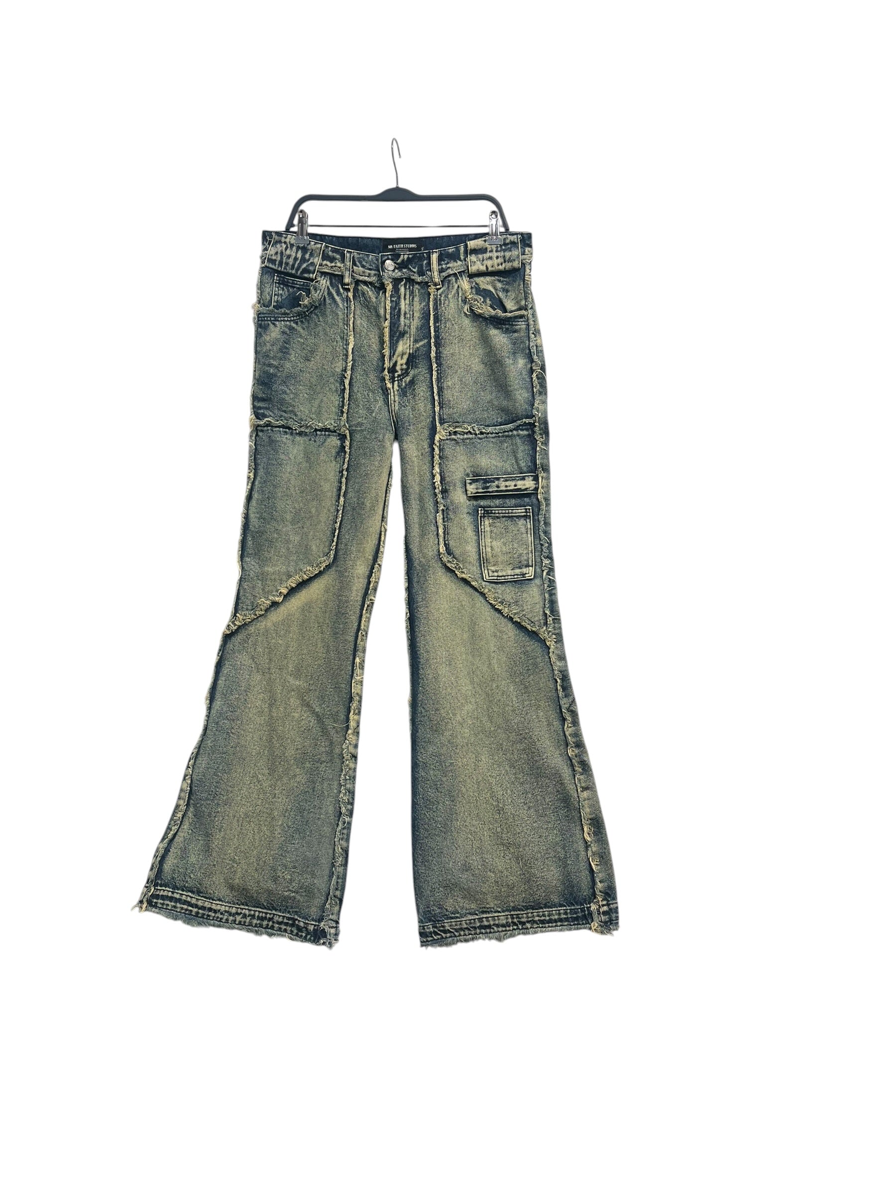 NO/FAITH STUDIOS/Pants/XL/Denim/GRN/DENIM WASH view 1