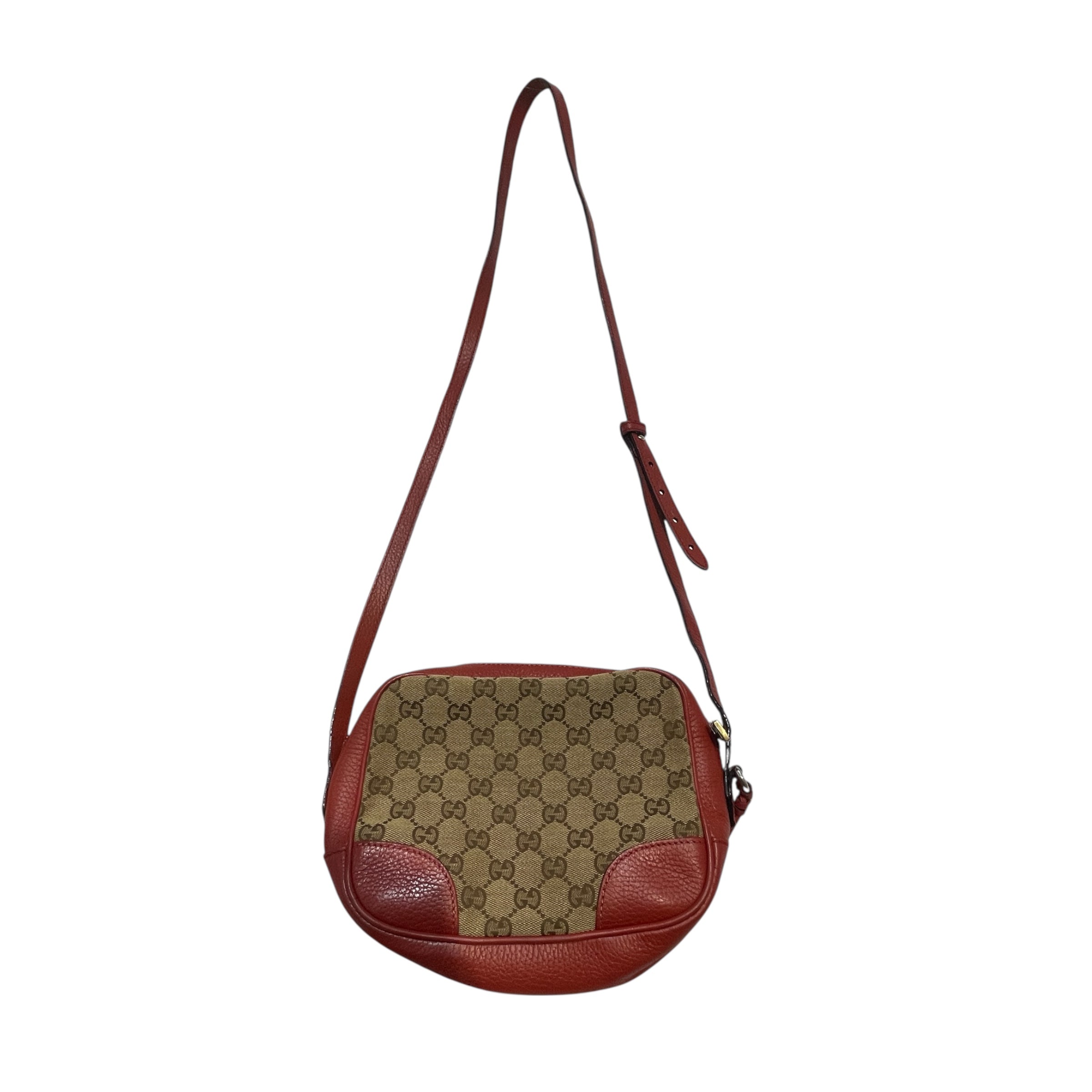 GUCCI/Cross Body Bag/Monogram/Leather/RED/Bree GG Monogram view 2