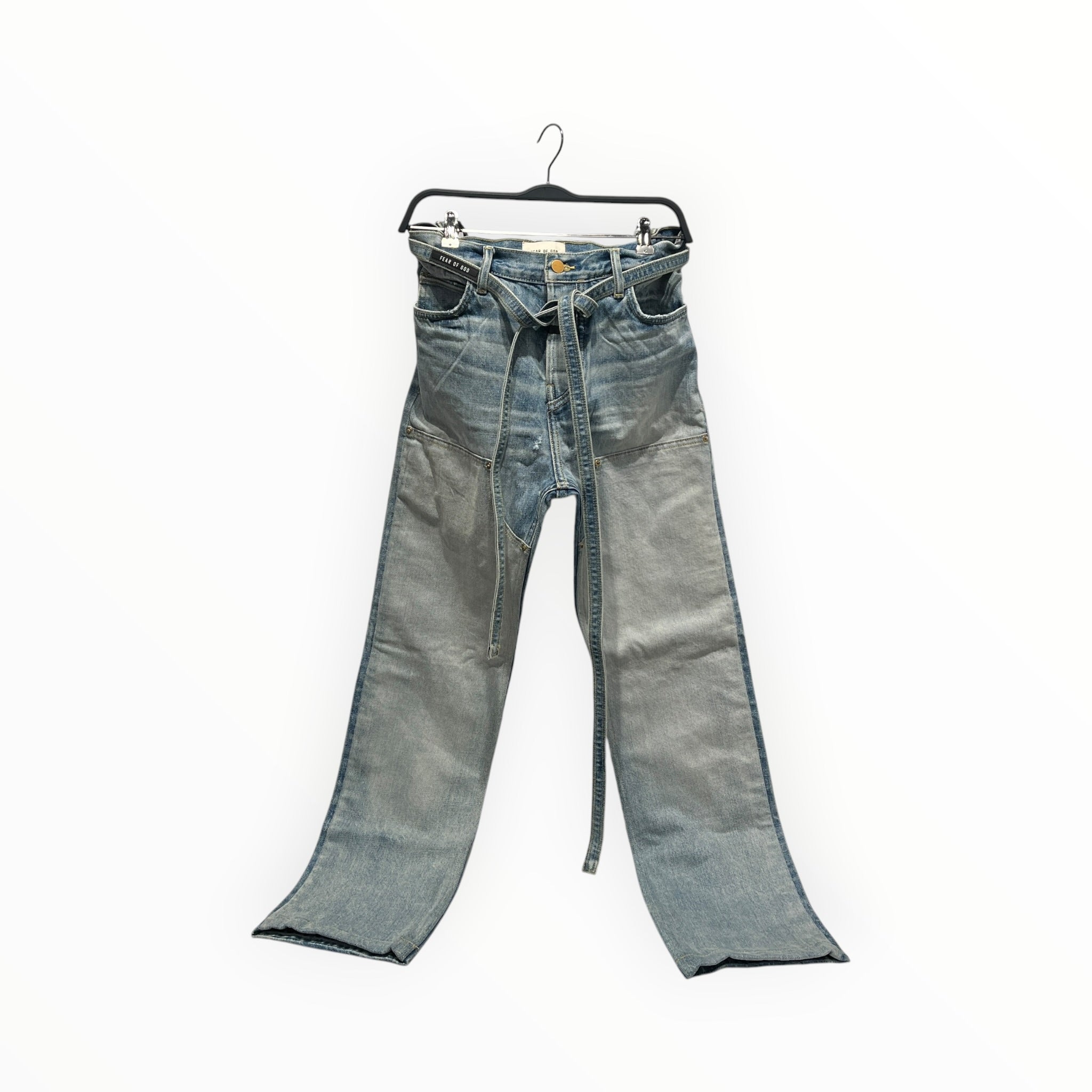 FEAR OF GOD/Pants/30/Denim/BLU/FG BLACK STRIP ON RISE view 1