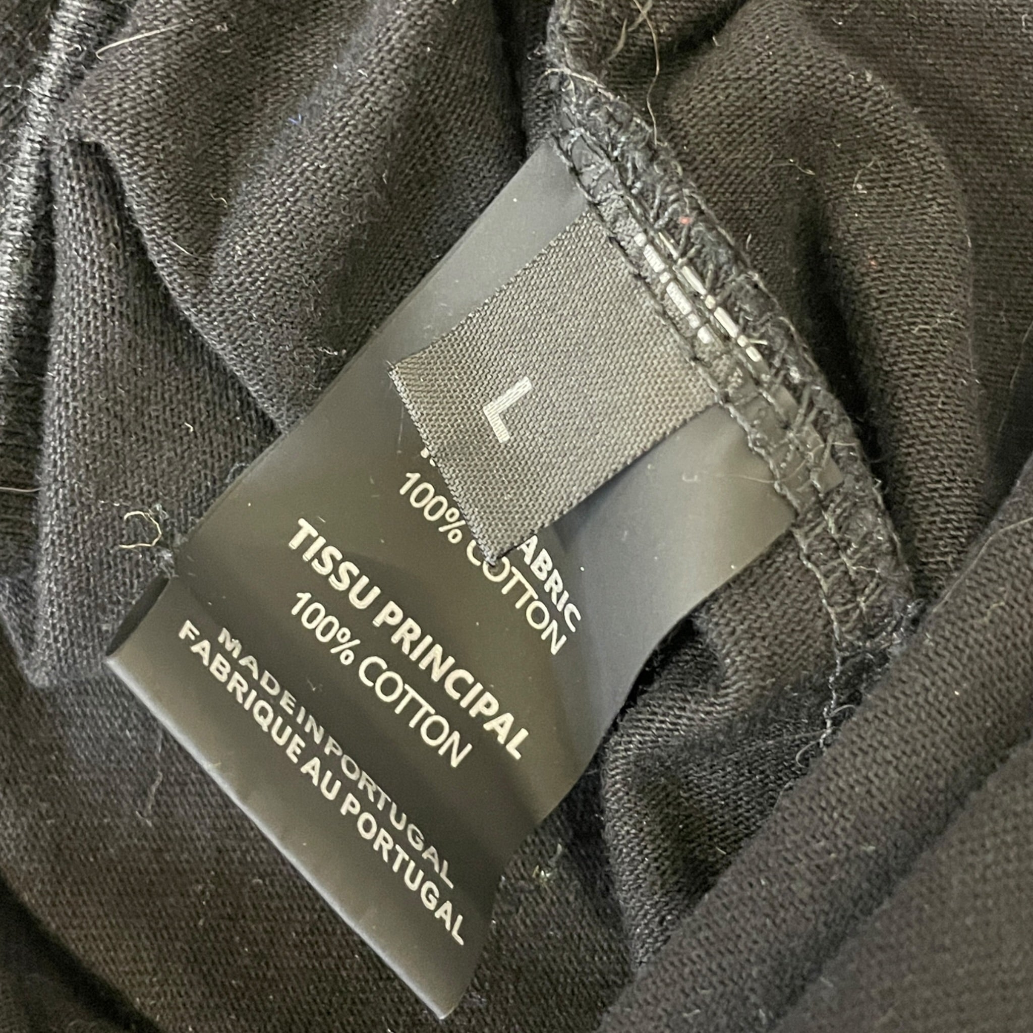 VETEMENTS/T-Shirt/L/Cotton/BLK/VETEMENTS HI SPEED view 4