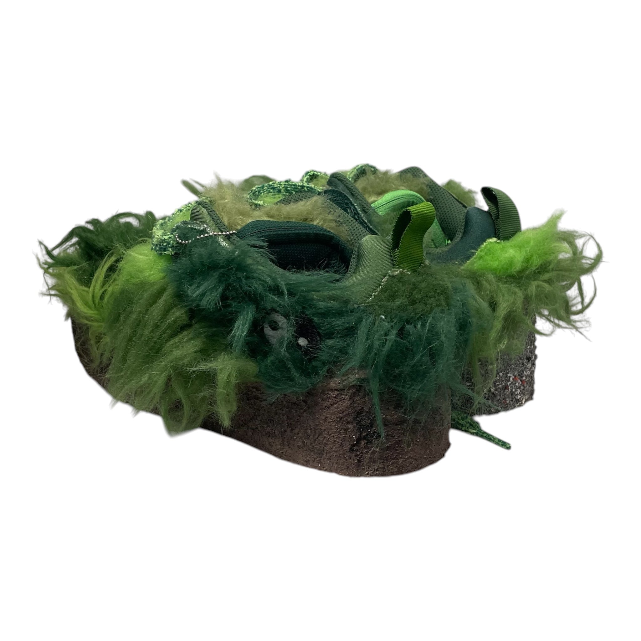 CACTUS PLANT FLEA MARKET/NIKE/Low-Sneakers/US 8/GRN/cpfm flea 1 green fur view 2