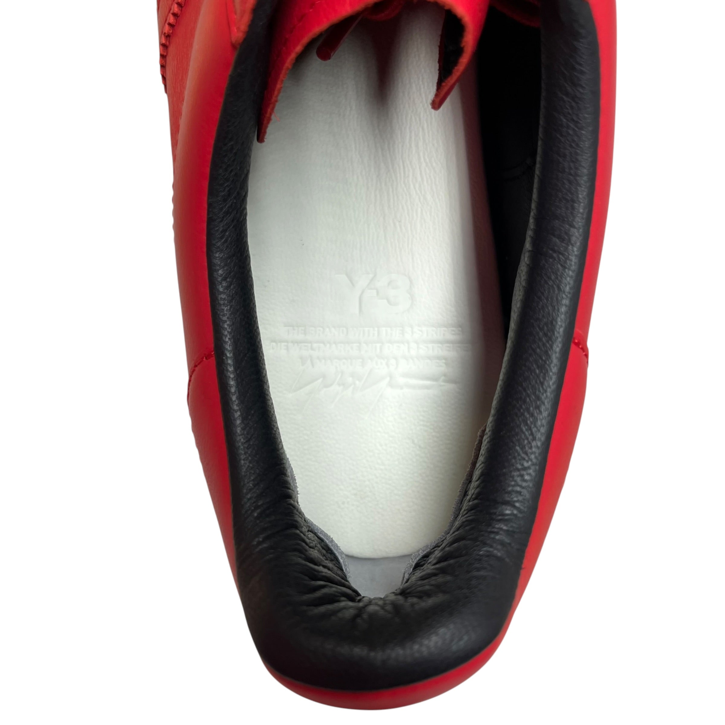 Y-3/Low-Sneakers/US 11.5/Leather/RED/GENDO SUPERSTAR view 3