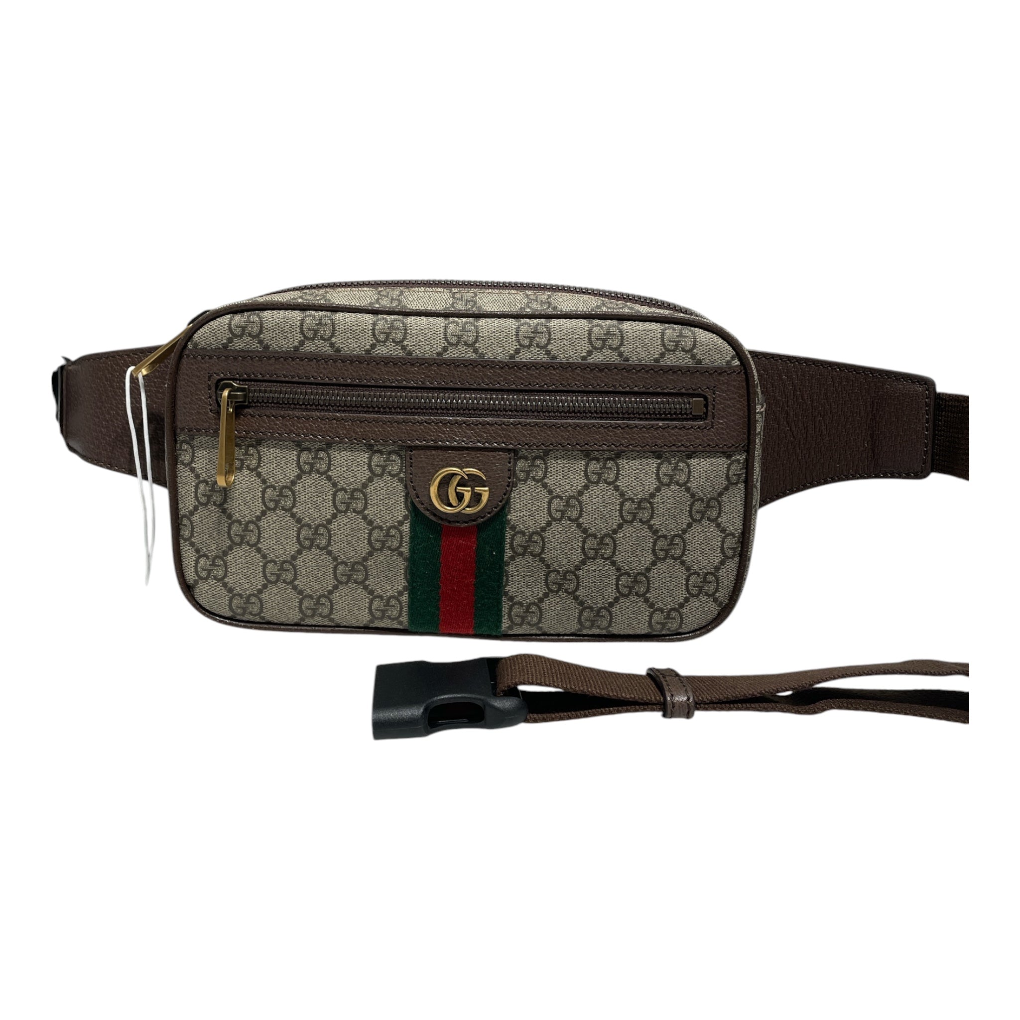 GUCCI/Fanny Pack/Monogram/KHK/Ophidia GG Belt Bag view 1