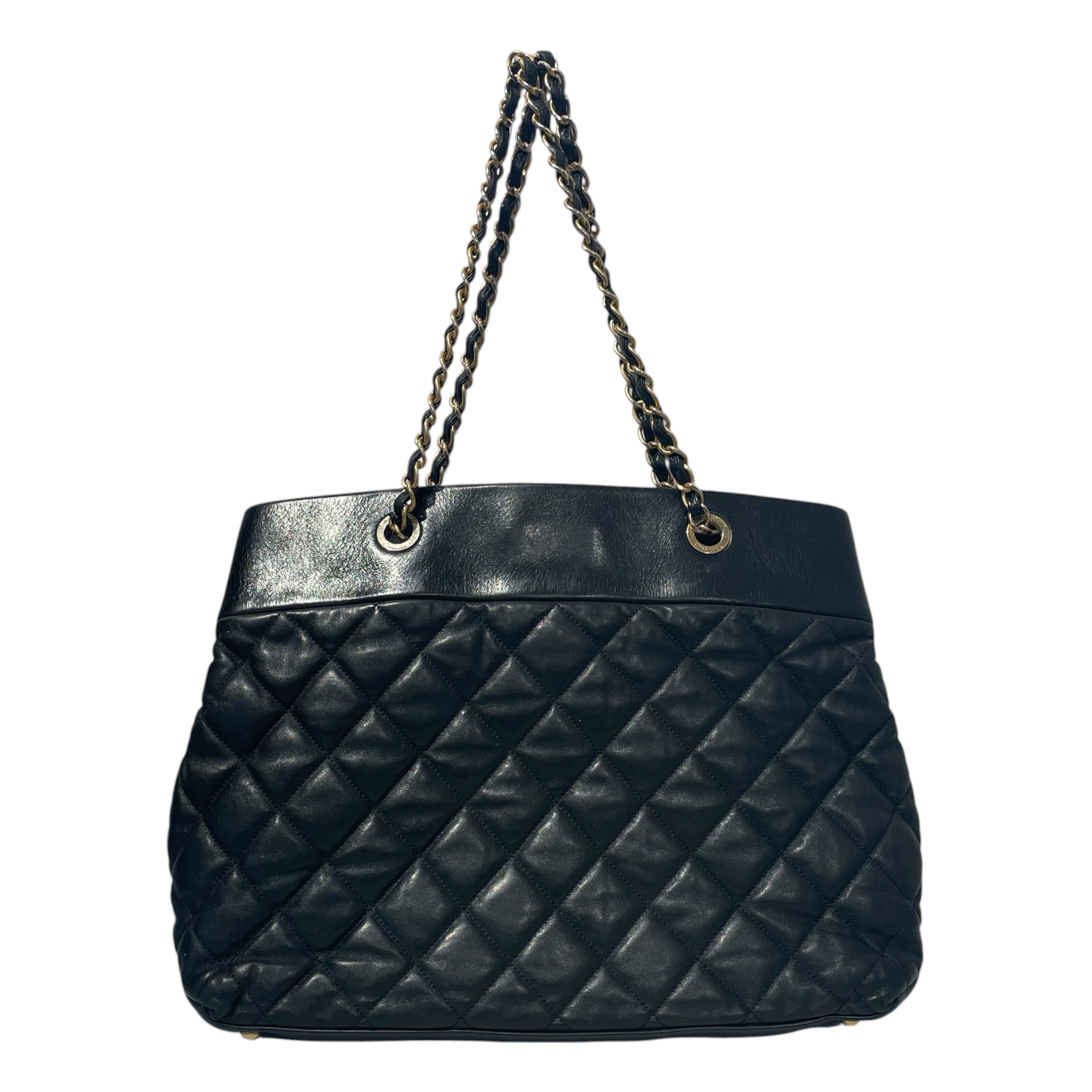 CHANEL/Hand Bag/Leather/BLK/1843s082 view 2