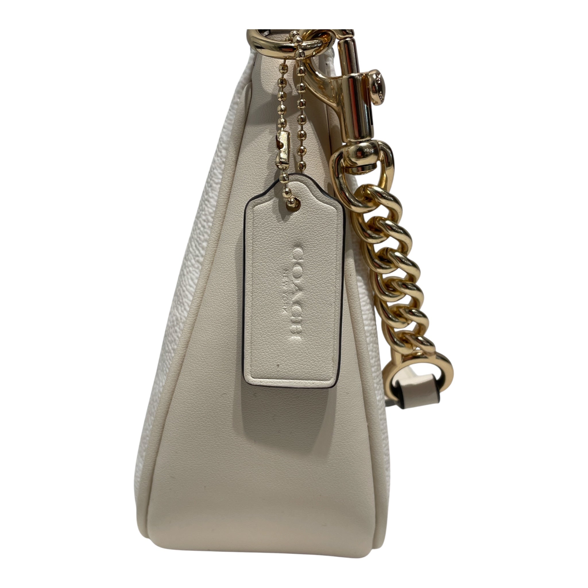 COACH/Hand Bag/Monogram/Leather/WHT/Teri Monogram Shoulder Bag view 3