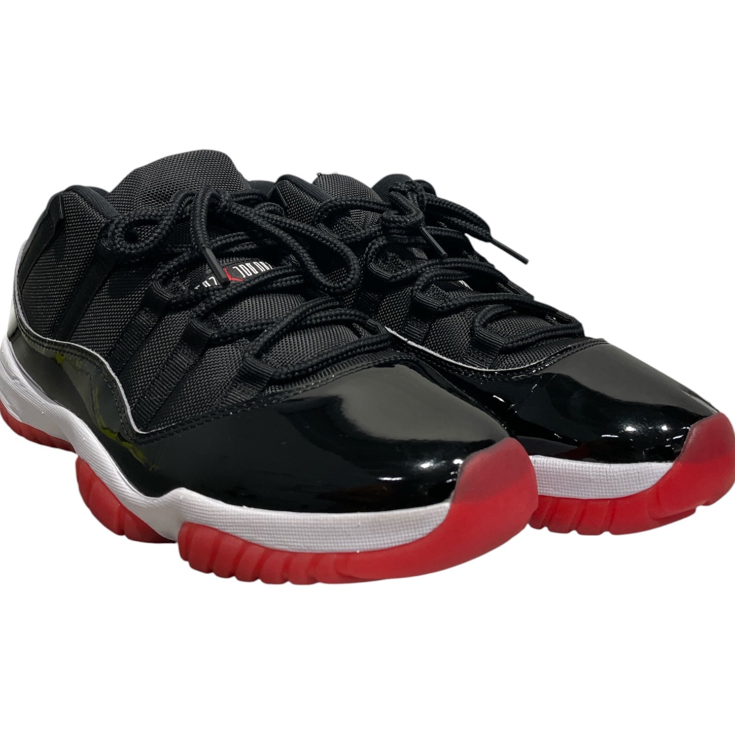 NIKE/AIR JORDAN 11 RETRO LOW/Low-Sneakers/US 11/Leather/BLK/FV5104-006